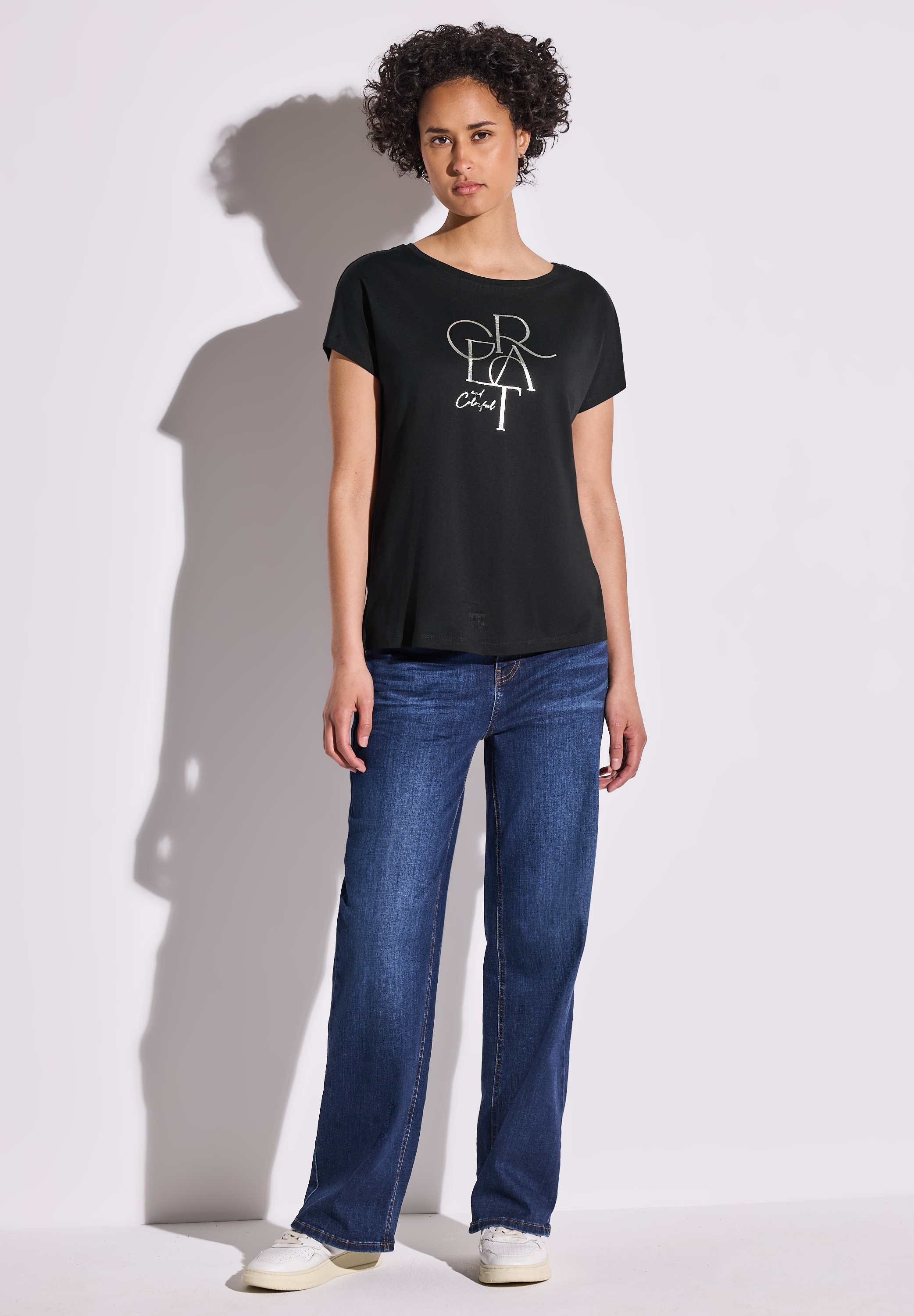 STREET ONE T-Shirt, im soften Baumwoll-Mix