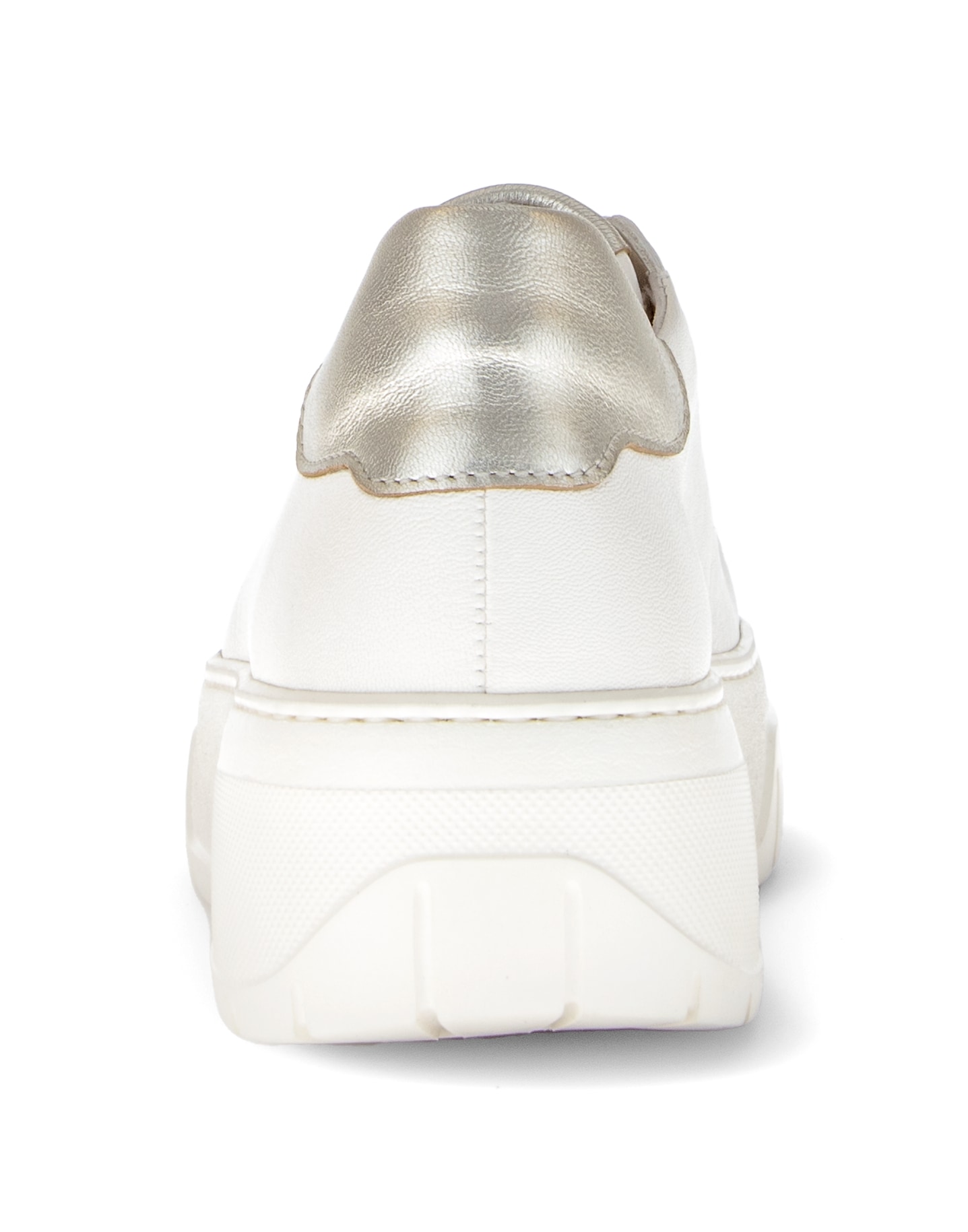 Gabor Plateausneaker  , Freizeitschuh, Halbschuh, Schnürer mit Kontrastbesatz an der Ferse