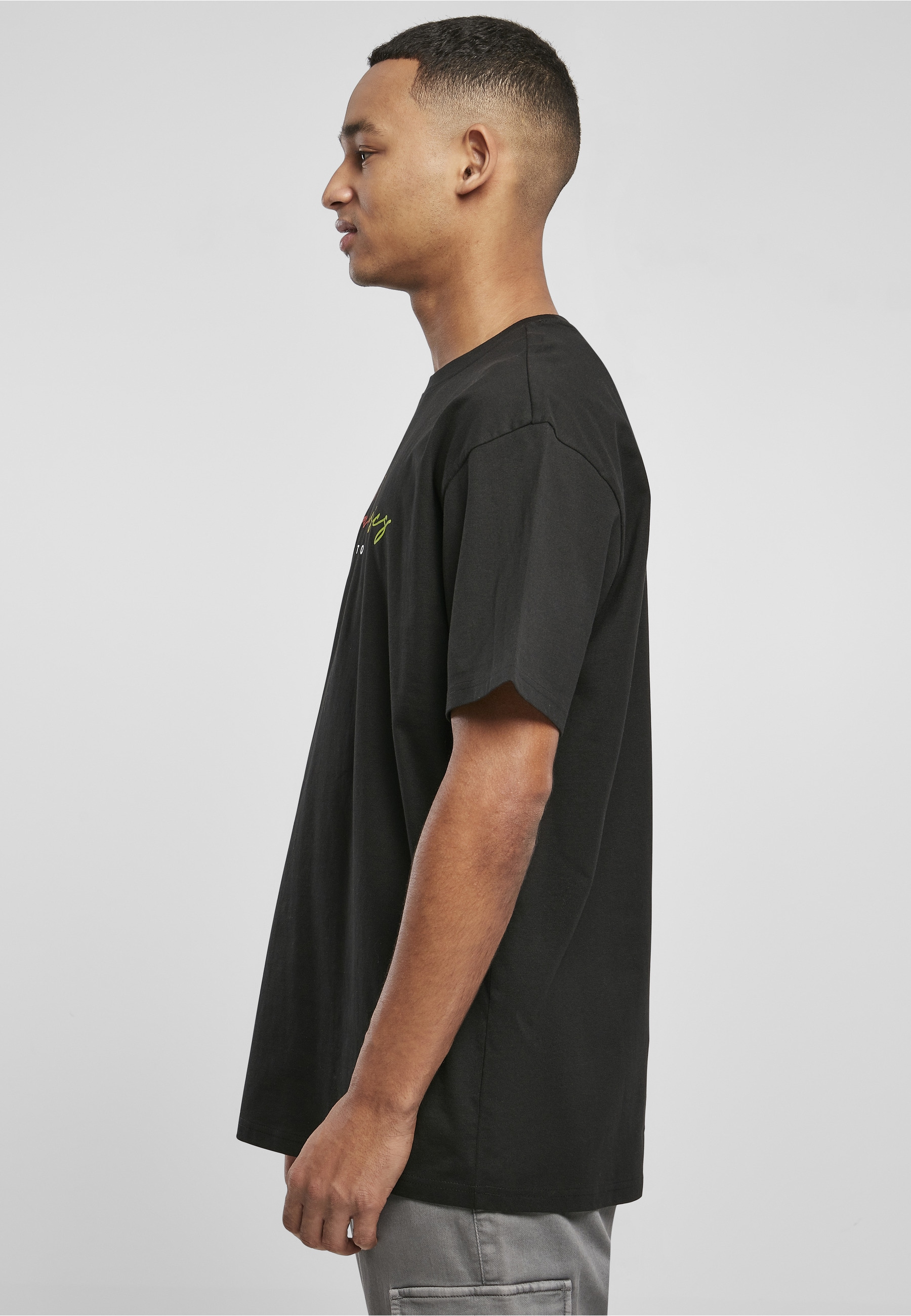 URBAN CLASSICS T-Shirt »Urban Classics Herren Script Logo Tee« 1 Stk.