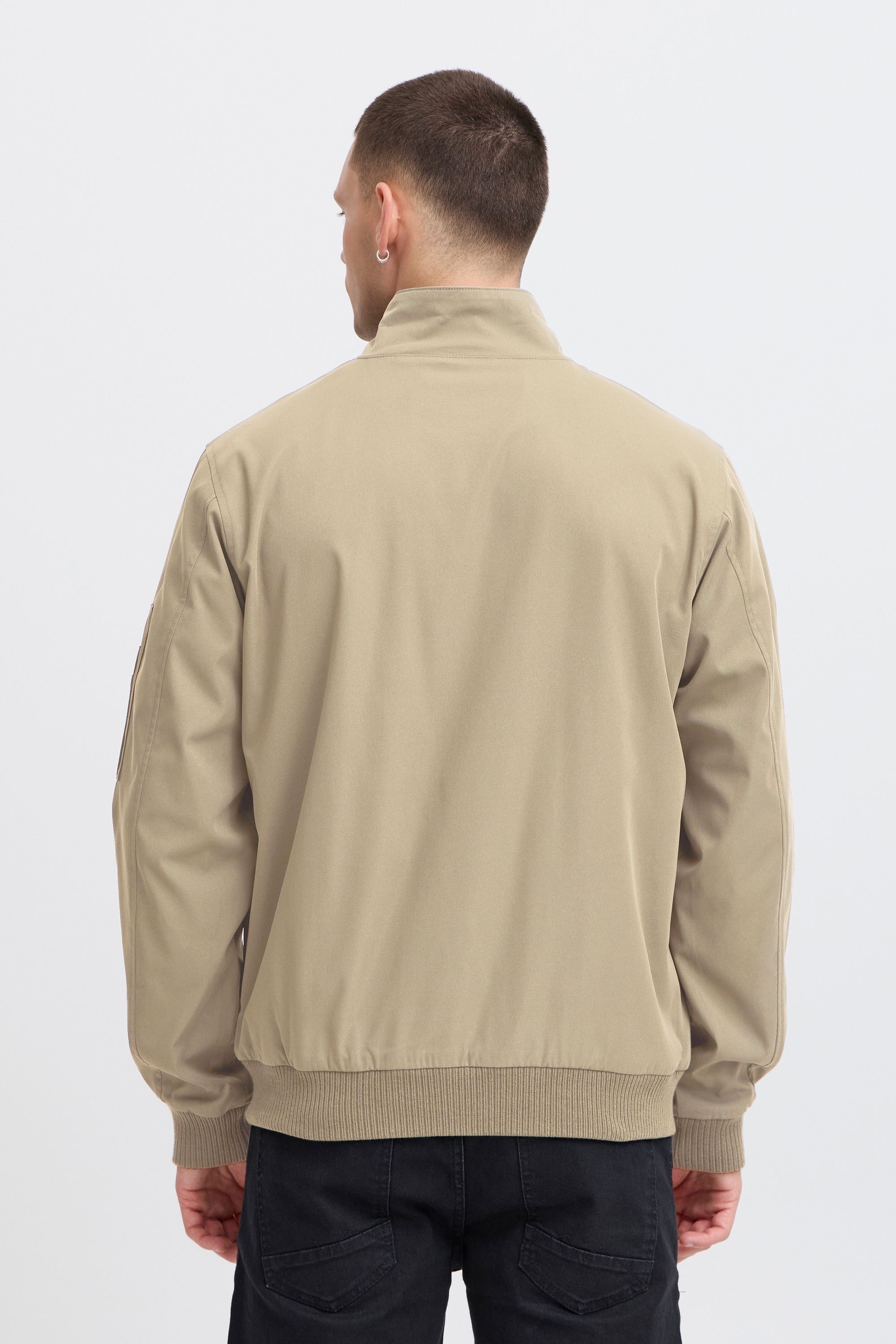 Outdoorjacke BLEND "BHEfi", Herren, Gr. XL, cornstalk, 100% Polyester, unifarben, Basic, normal normal, ohne Ausschnitt, Rippbündchen, Jacken Outdoorjacke, Klassische Bomberjacke mit Stehkragen 6