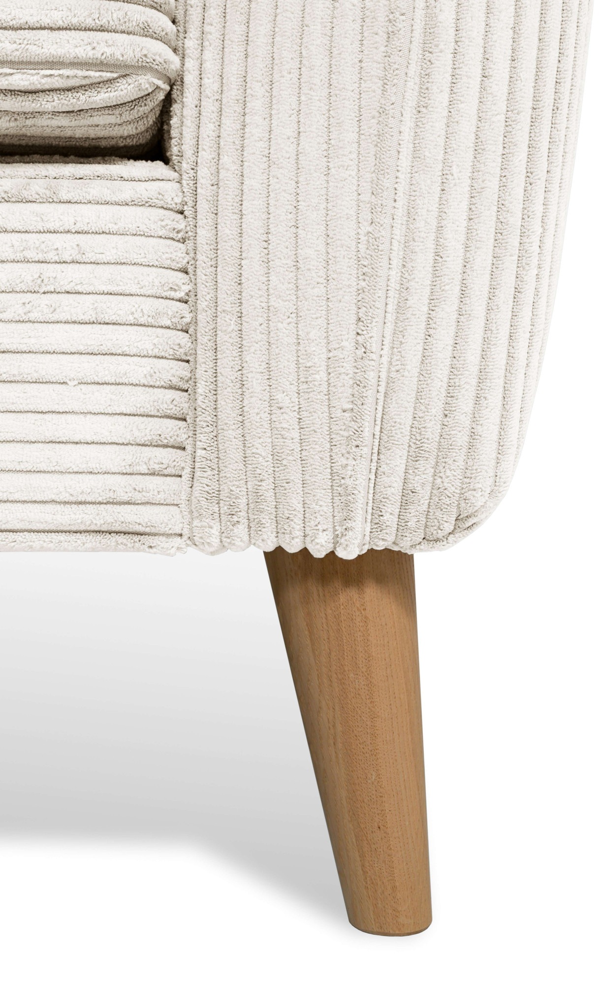 Home affaire Ecksofa »MARSEILLE 278/202 cm, L-Form, Ottom. rechts/links«, Massivholzbeine aus Eiche, in verschieden Bezügen und Farbvarianten