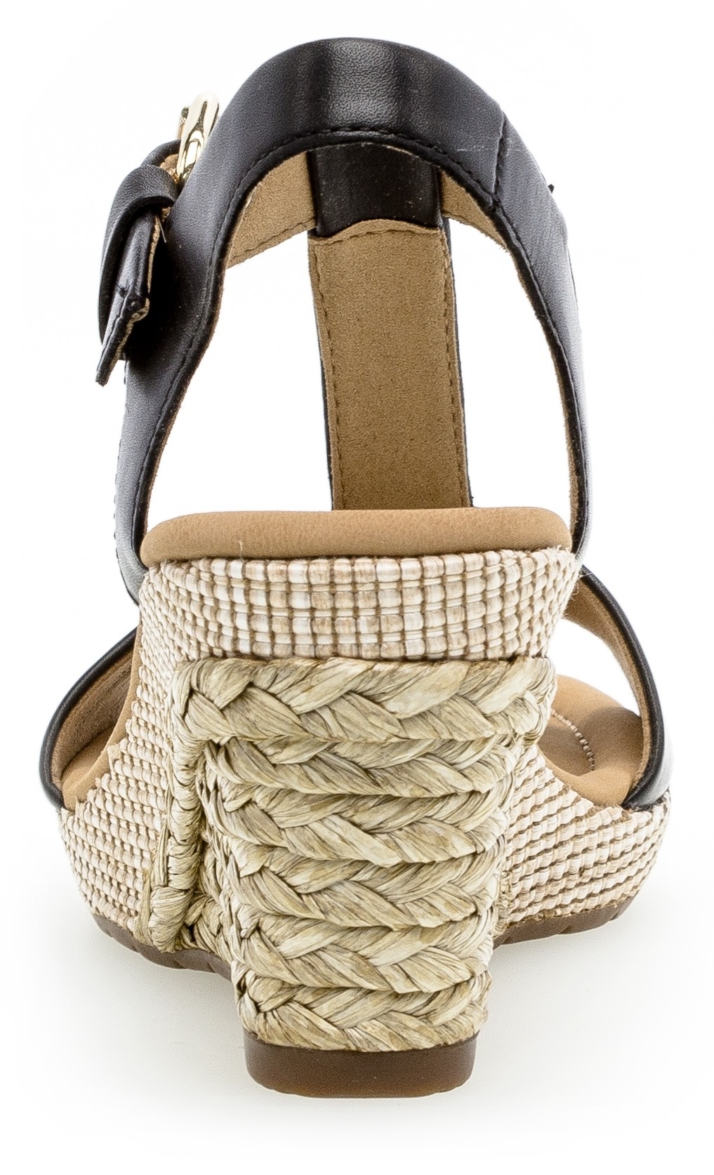 Gabor Keilsandalette "MILANO", Sommerschuh, Sandale, Keilabsatz, mit Bastbe günstig online kaufen