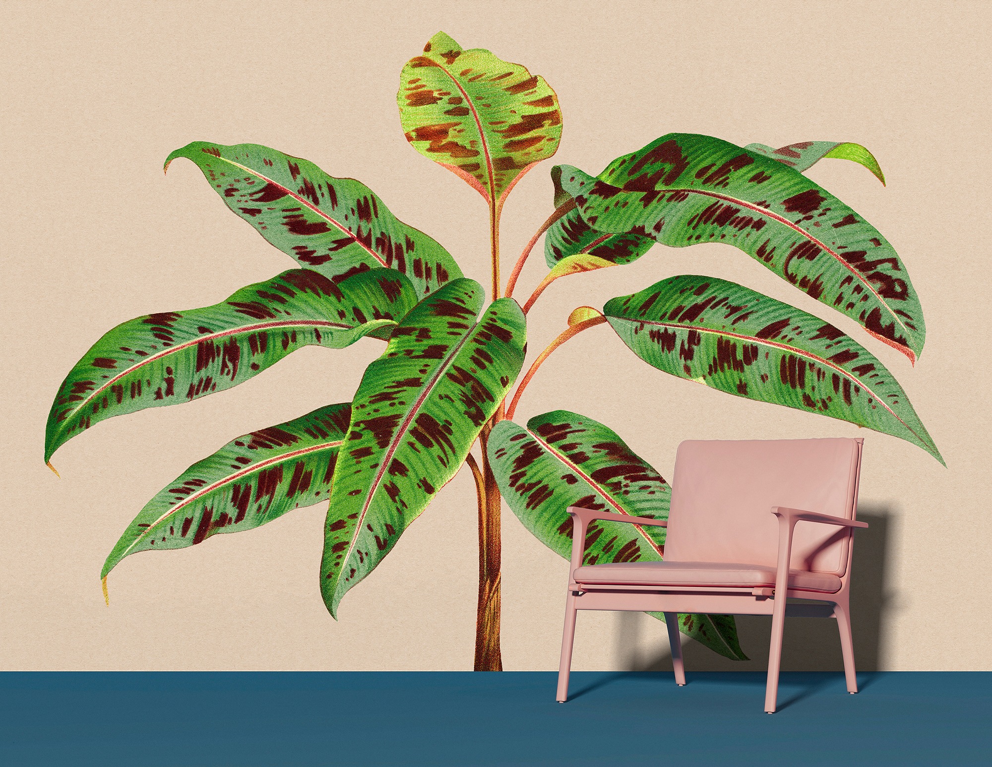 living walls Fototapete "Walls by Patel Leaf Garden" glatt Vlies, Wand günstig online kaufen