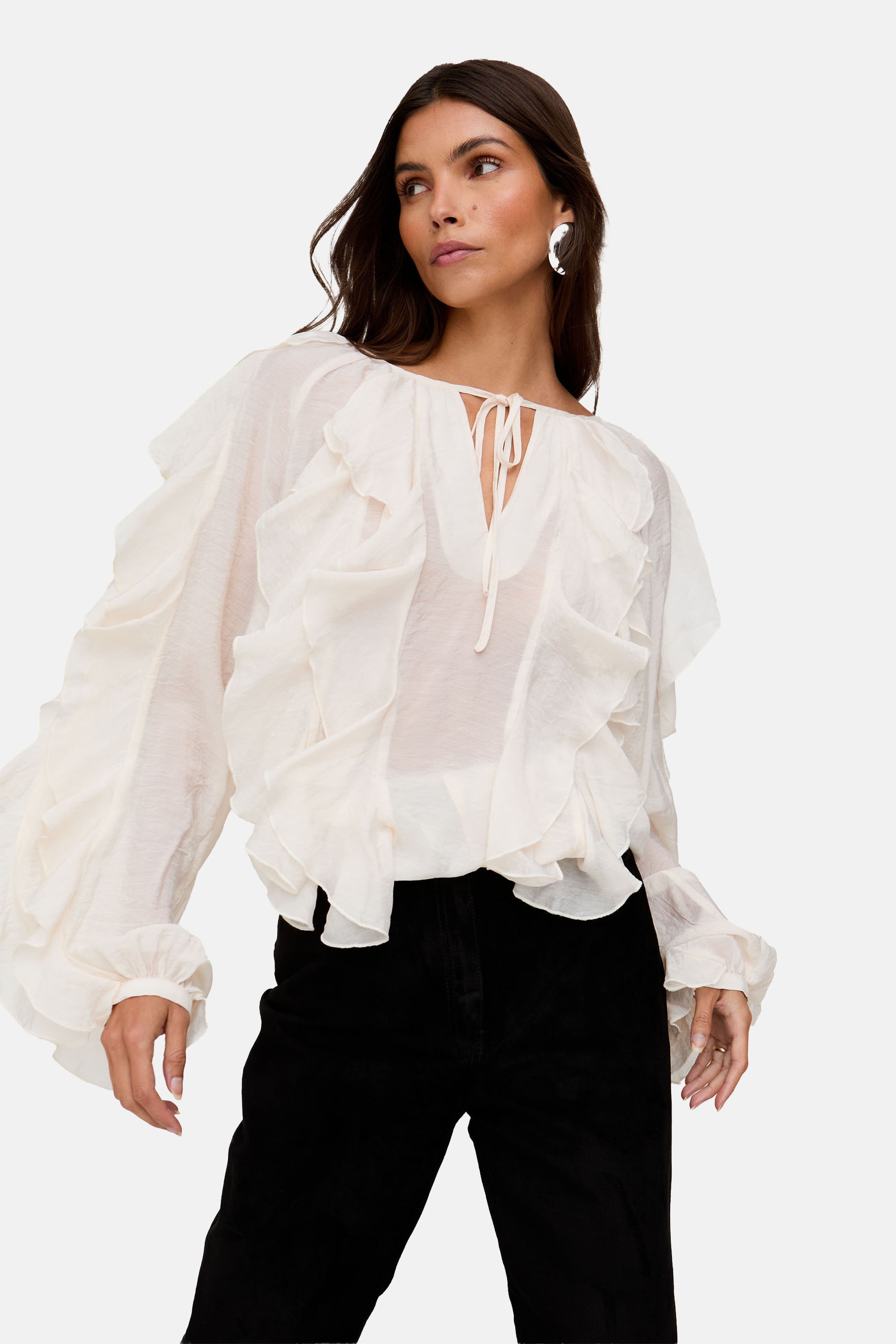 Lily and Lionel Hemdbluse "Sophie All Over Ruffle Blouse Damen" günstig online kaufen