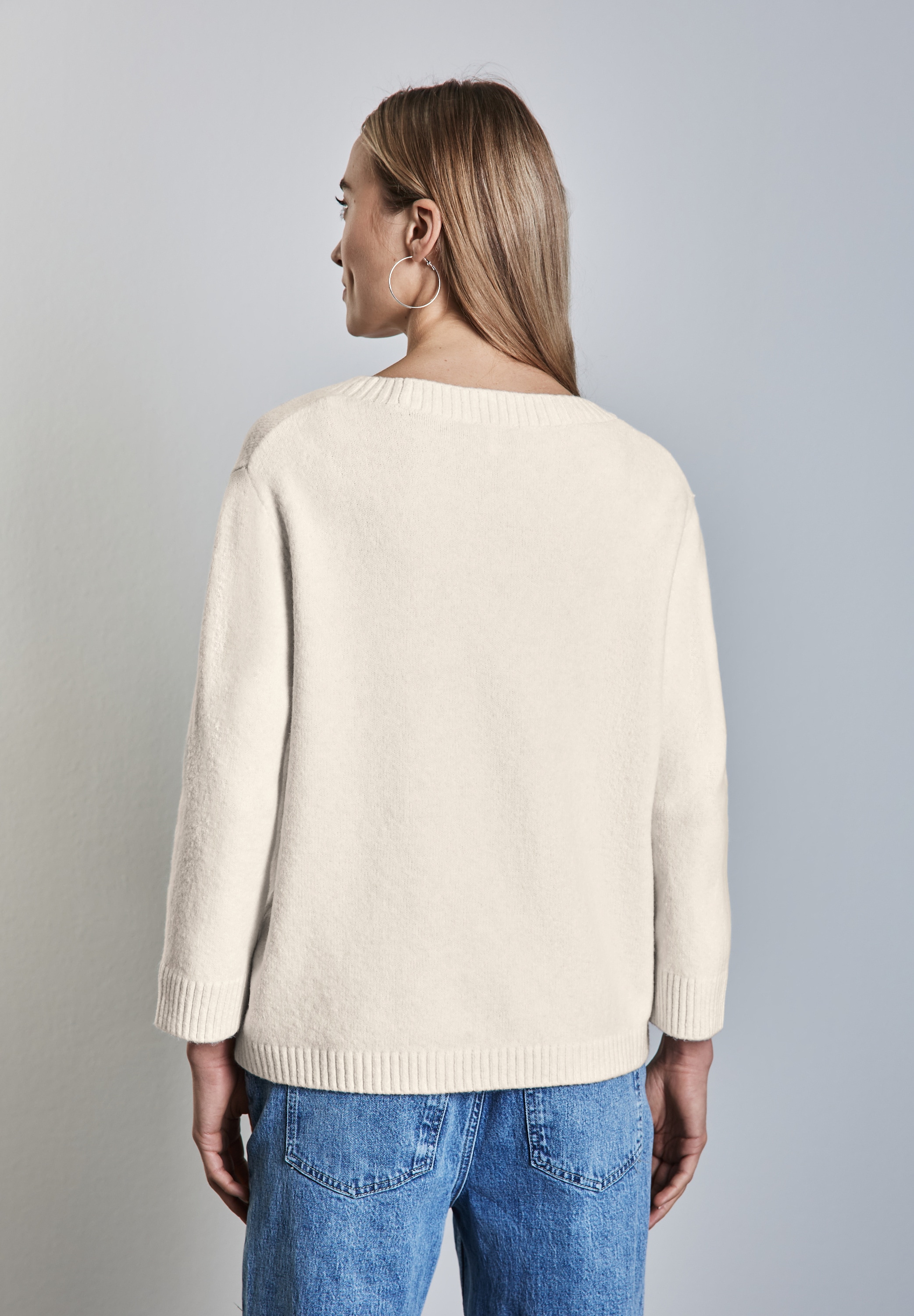 STREET ONE Strickpullover, mit 3/4 Ärmeln