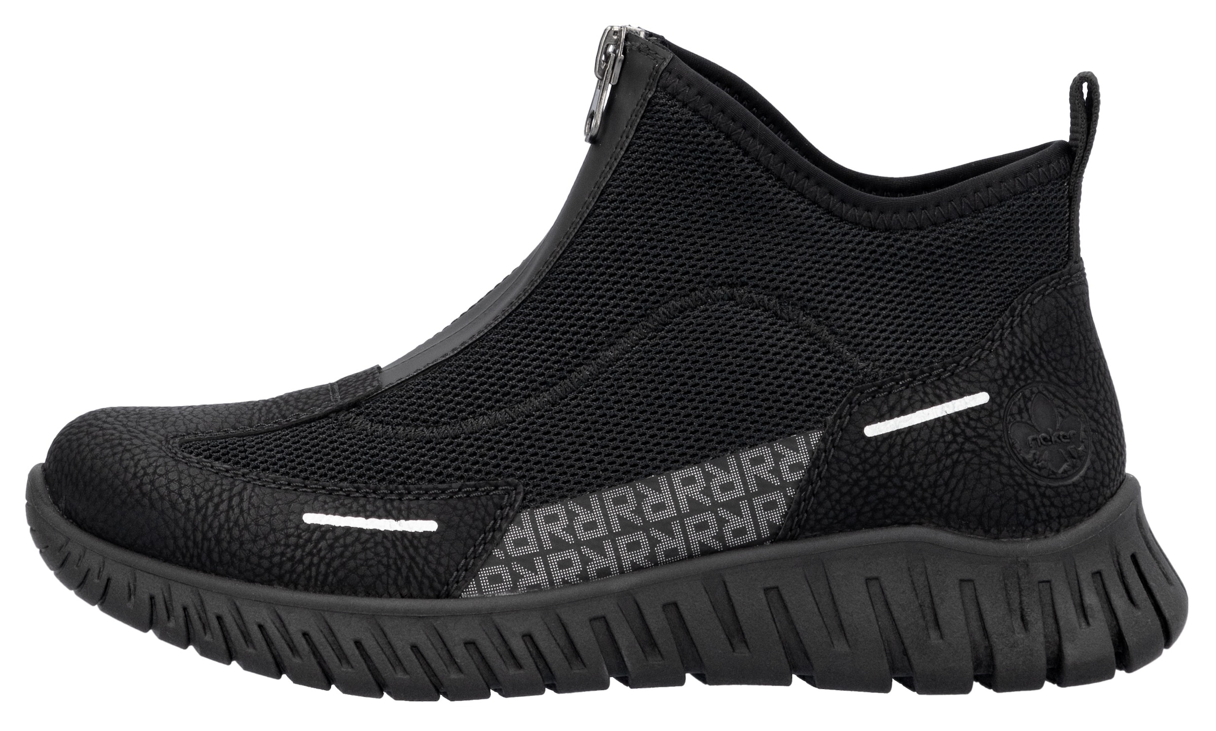 Rieker Slip-On Sneaker, Schlupfboots, High Top Sneaker, Stiefelette in veganer Verarbeitung