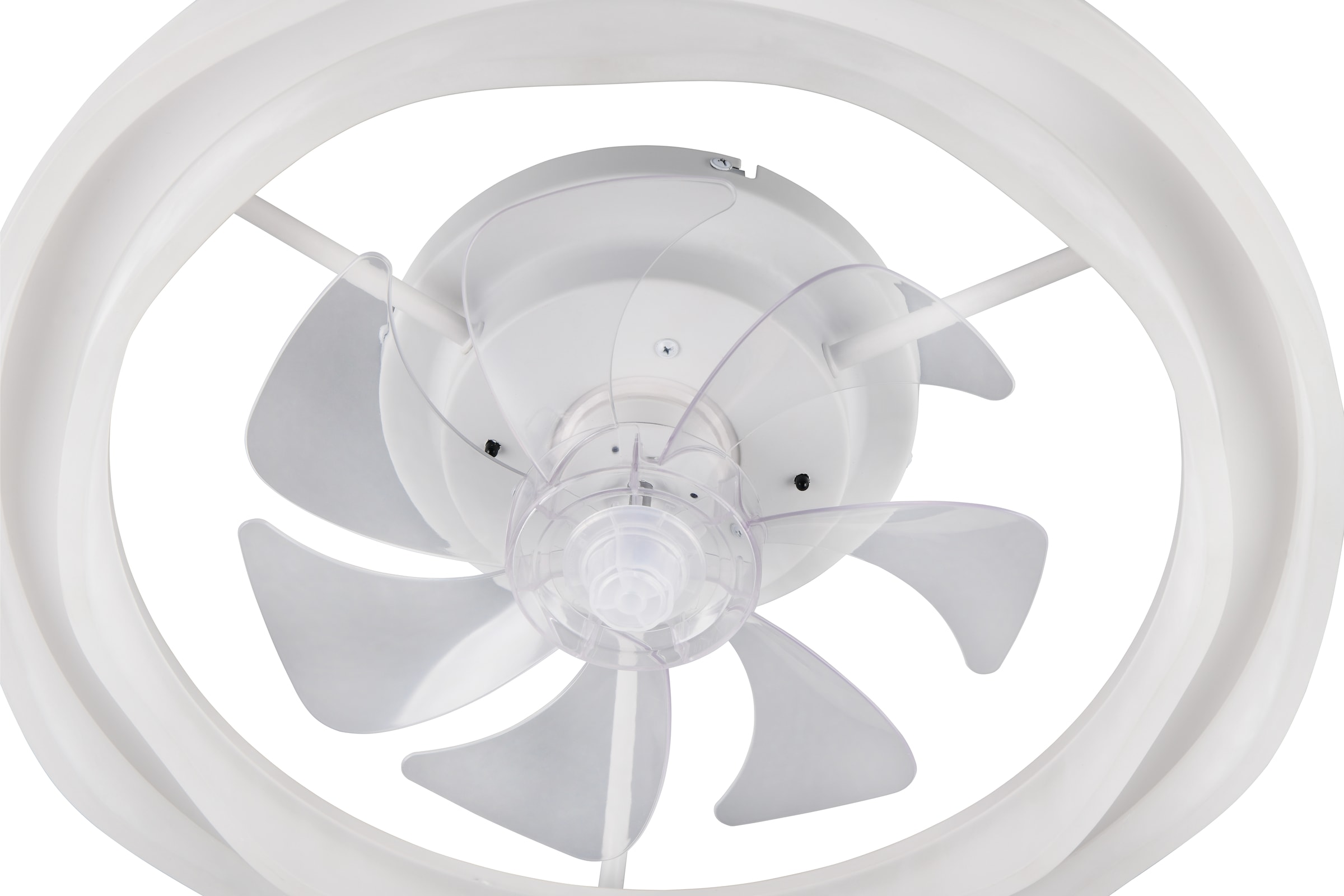REALITY Leuchten LED Deckenleuchte »SKAULO  mit Ventilator, Deckenventilator + Licht Ø 50cm Fernbedienung« LED-Board 1 Stk. Farbwechsler | warmweiß - kaltweiß 35W LED mit CCT Nachtlicht Memory Timer Fernbedienung dimmbar