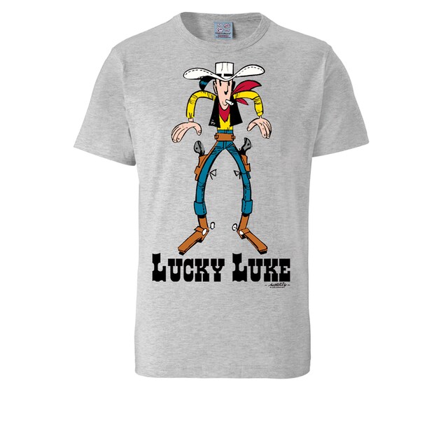 Print Luke«, | lizenziertem LOGOSHIRT BAUR für mit »Lucky T-Shirt ▷
