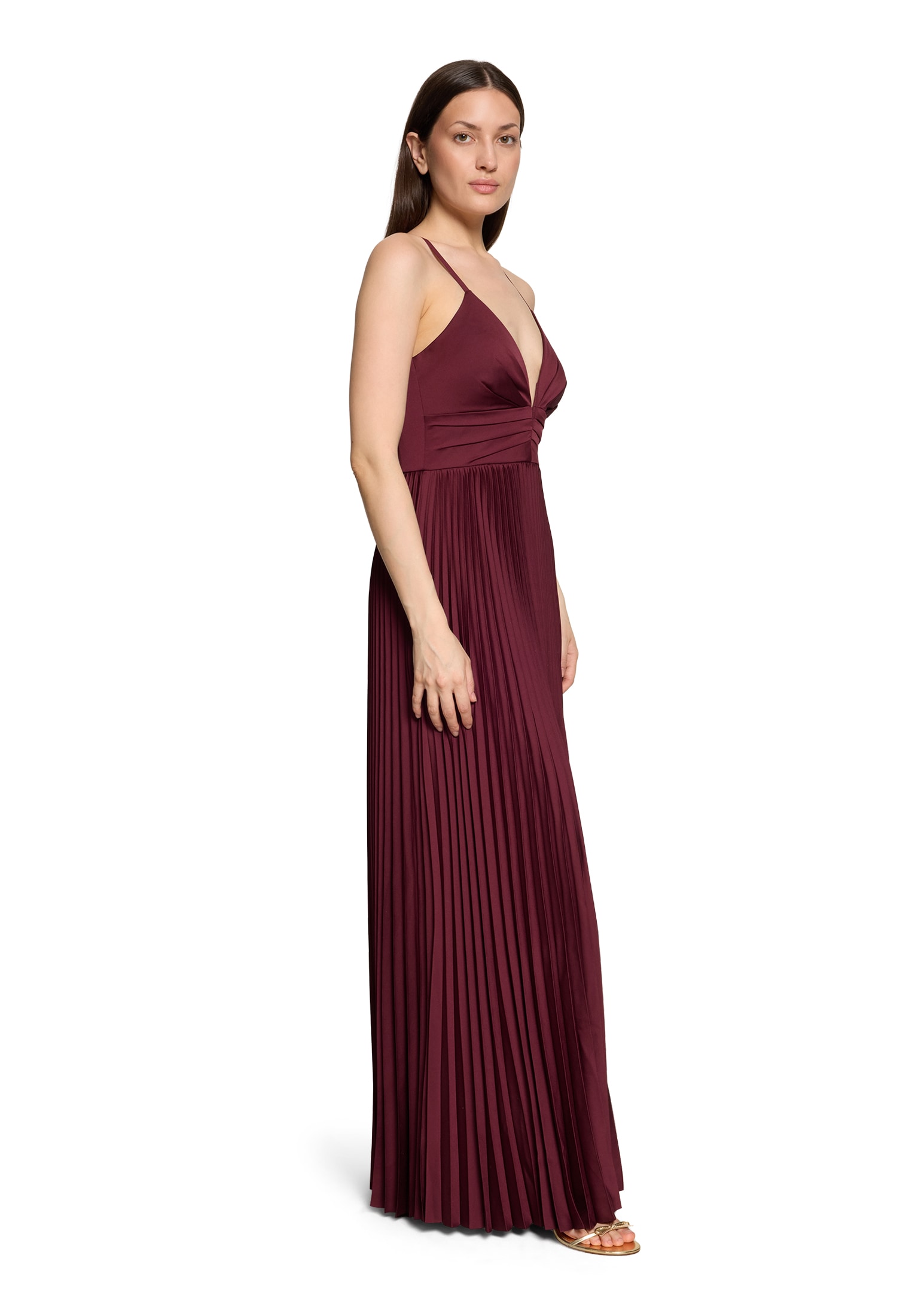 Vera Mont Chiffonkleid »Damen mit V-Ausschnitt« Ohne Tasche