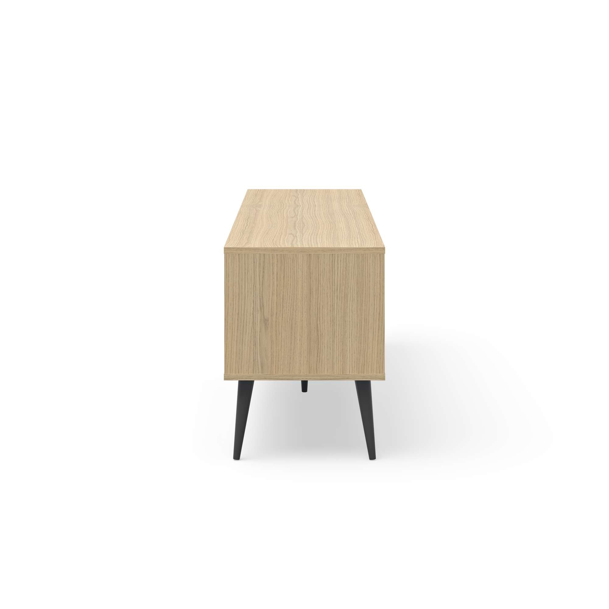 TemaHome TV-Bank »Lake Tv-Tisch, Lowboard, Fernsehtisch, TV-Schrank,«, mit 2 Schubladen, Holzfüsse, B: 150 cm