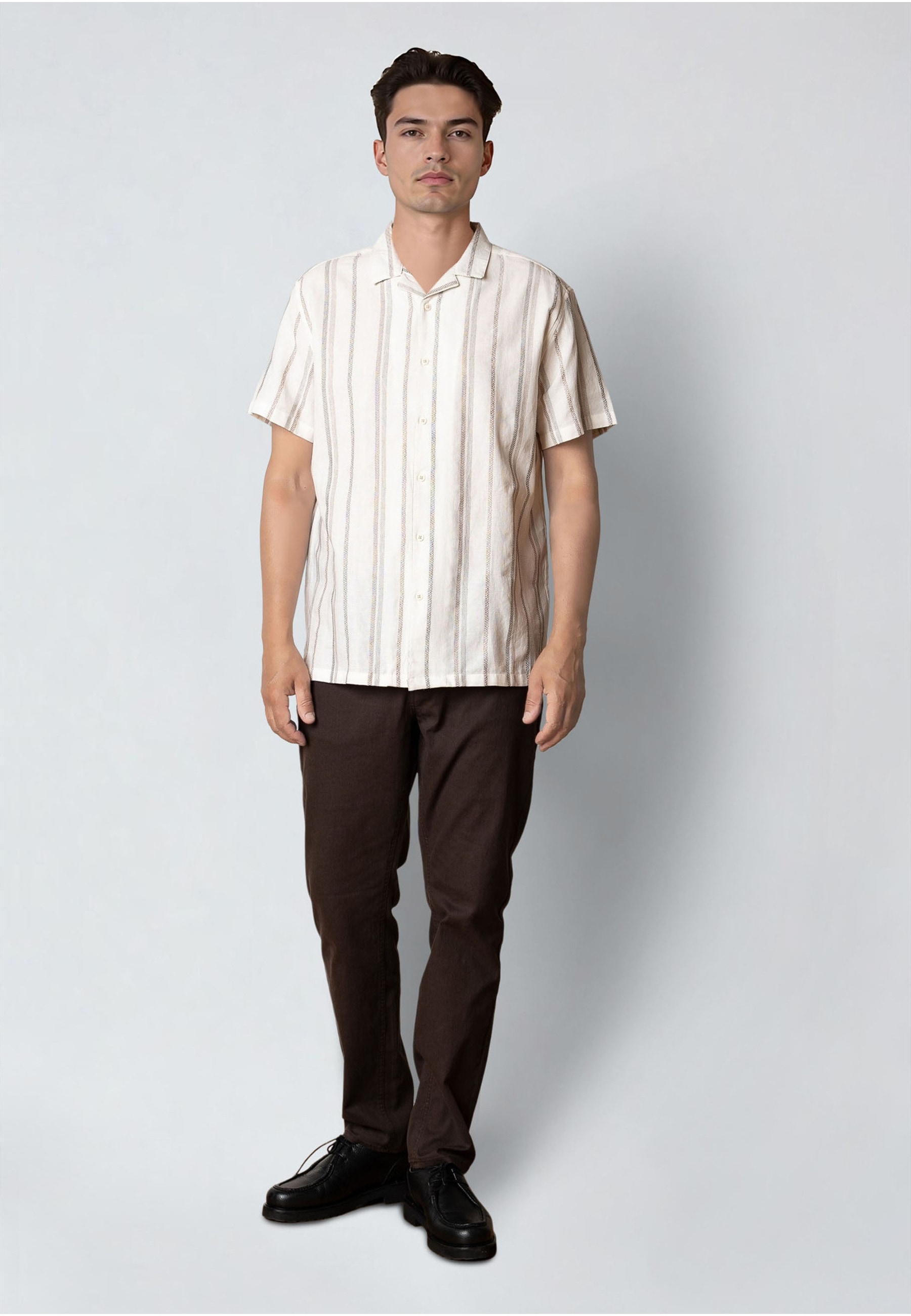 Clean Cut Copenhagen Langarmhemd »Clean Cut Copenhagen Bowling Evald S/S Shirt« 1