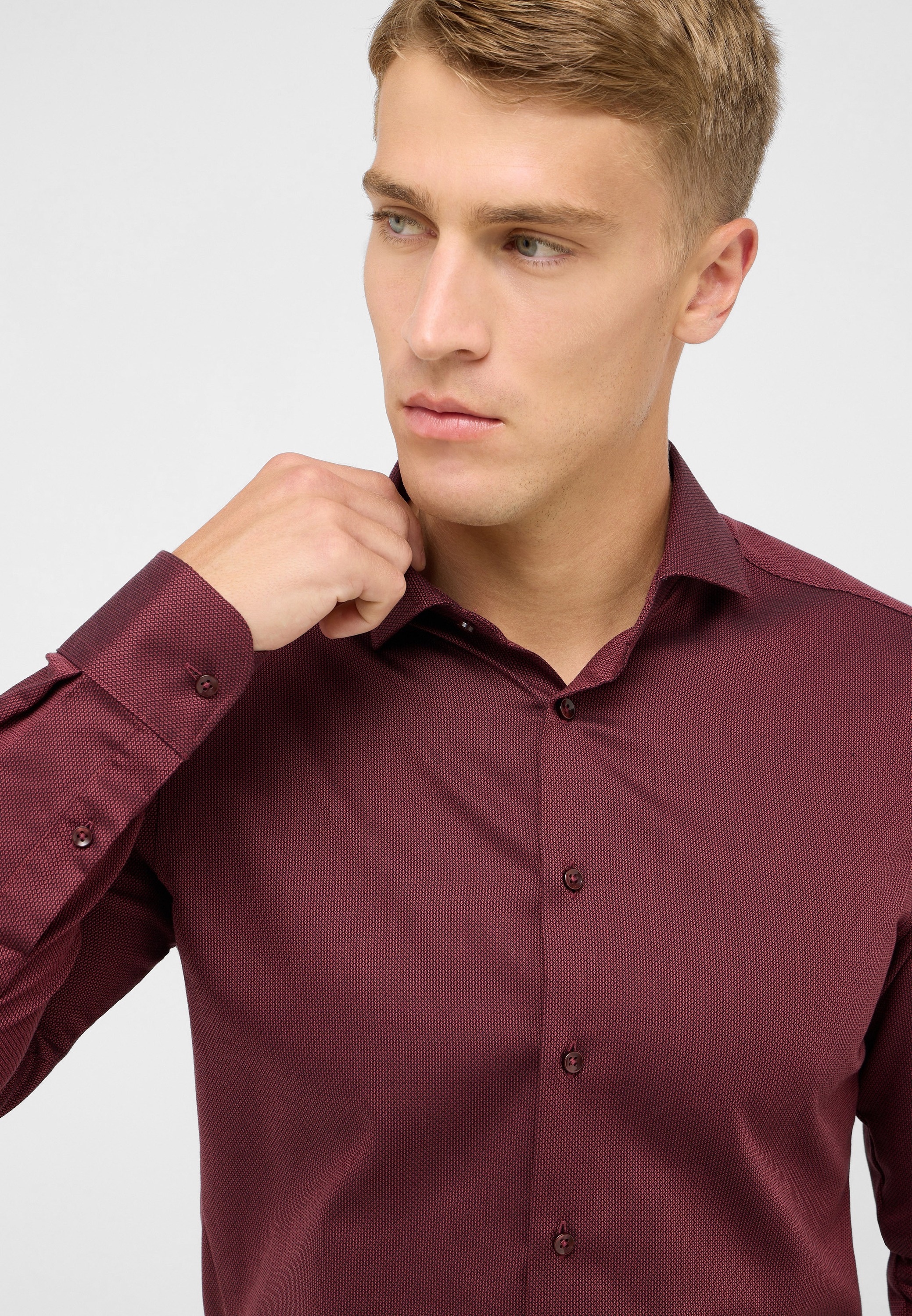 Eterna Langarmhemd »SLIM FIT«, NON IRON (bügelfrei)