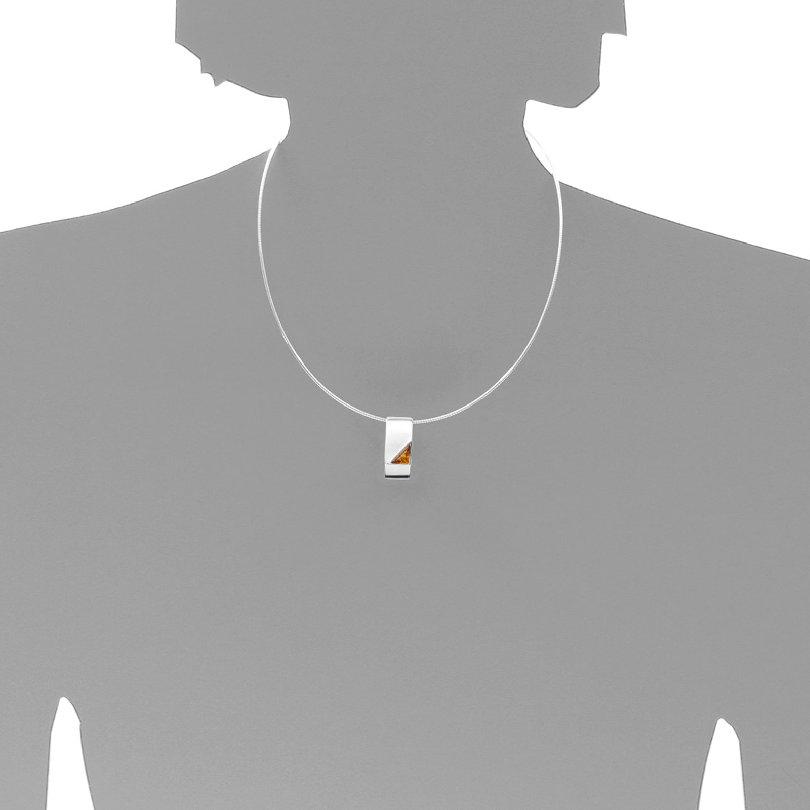 OSTSEE-SCHMUCK Kette mit Anhänger »- Gleiter-Karla - Silber 925/000 - Bernstein«