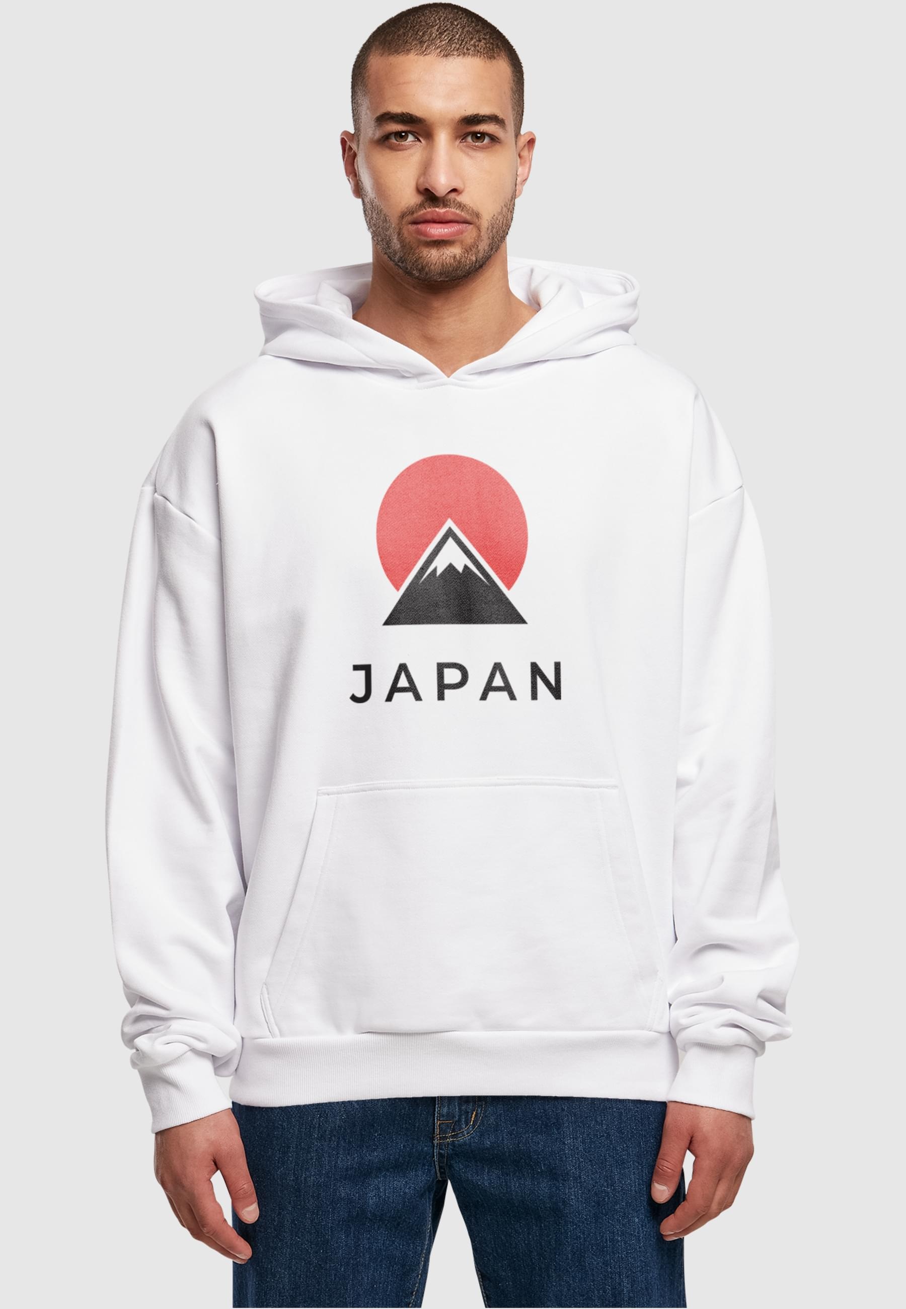 Merchcode Kapuzensweatshirt »Merchcode Herren Japan Ultra Heavy Hoody«, (1 tlg.)