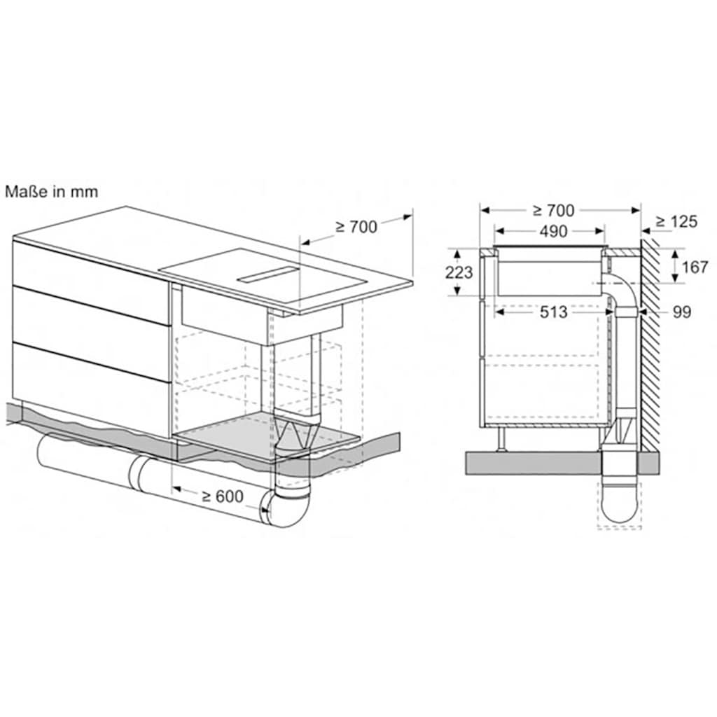 BOSCH Kochfeld mit Dunstabzug »PVQ811F15E«, PVQ811F15E