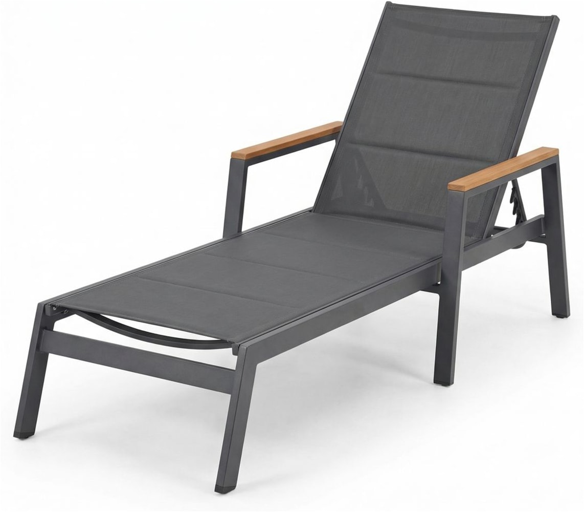 Ambiente Haus Gartenlounge-Sessel "Premium Alumiium Gartenliege" 1 Stk. tlg.