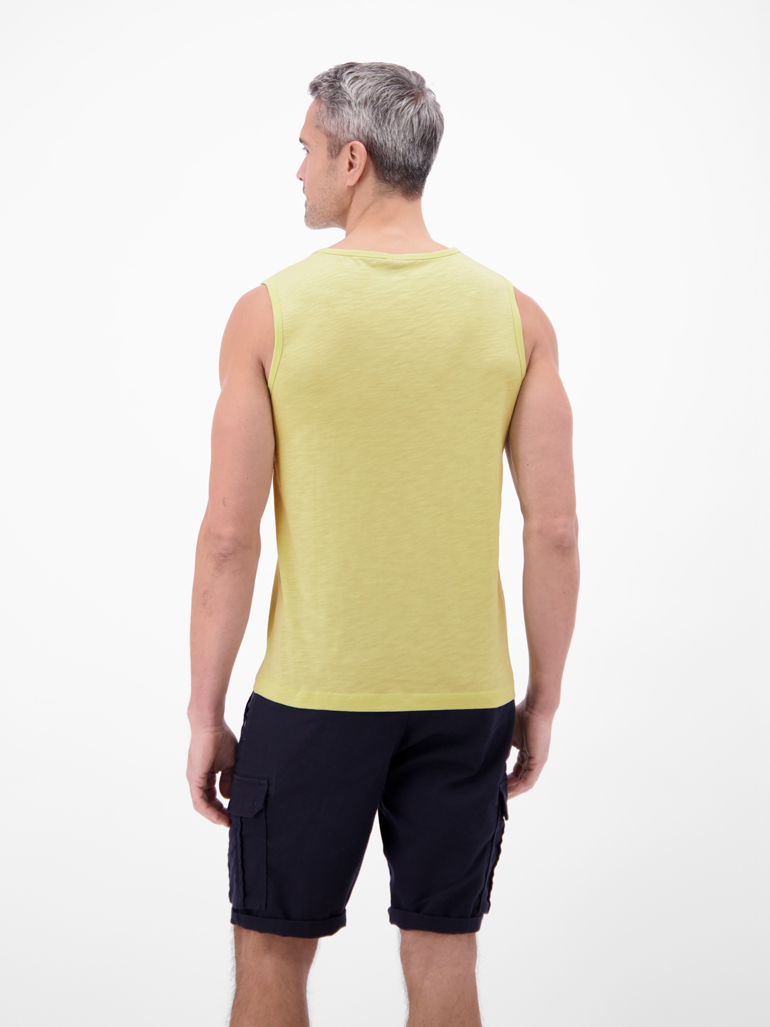 LERROS Muskelshirt »Luftiges Tanktop aus Baumwolle mit trendigem Slogan-Print«