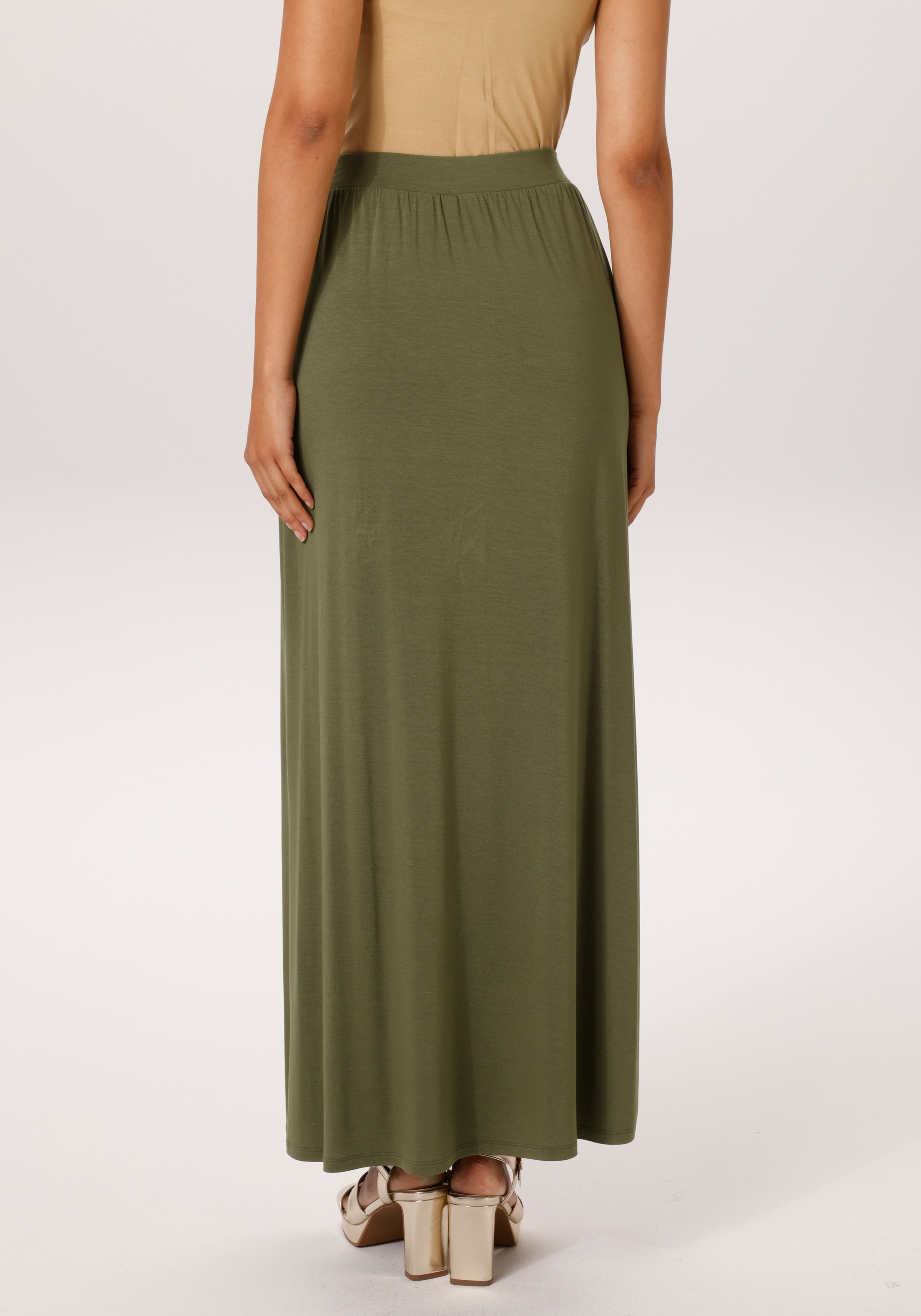 Aniston CASUAL Maxirock im Marine Look günstig online kaufen