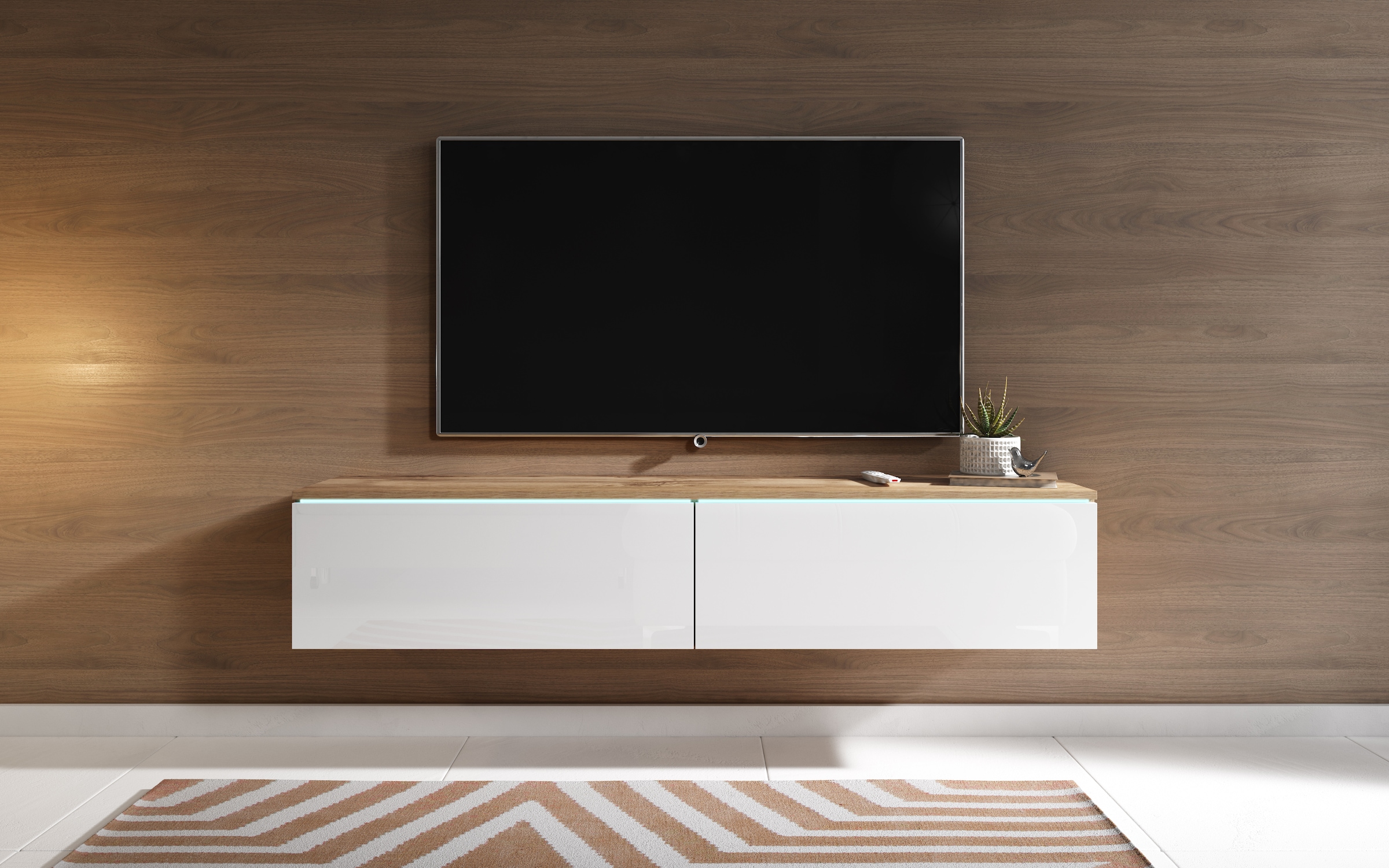 INOSIGN Lowboard "LOWBOARD D, wahlweise mit oder ohne Beleuchtung", moderne günstig online kaufen