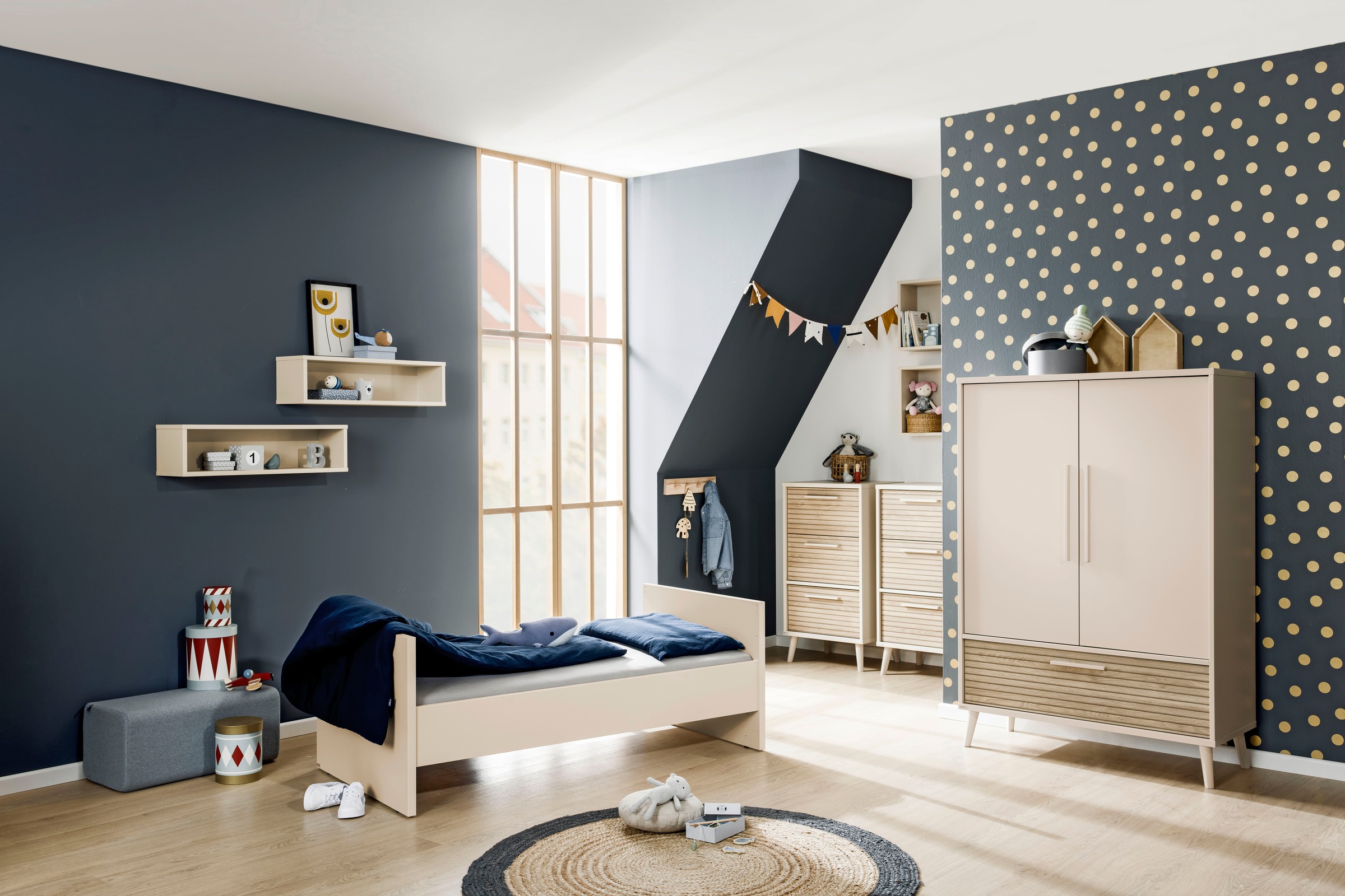 PAIDI Babybett »EEFJE«, mit Comfort-Lattenrost, umbaubar zum Kinderbett