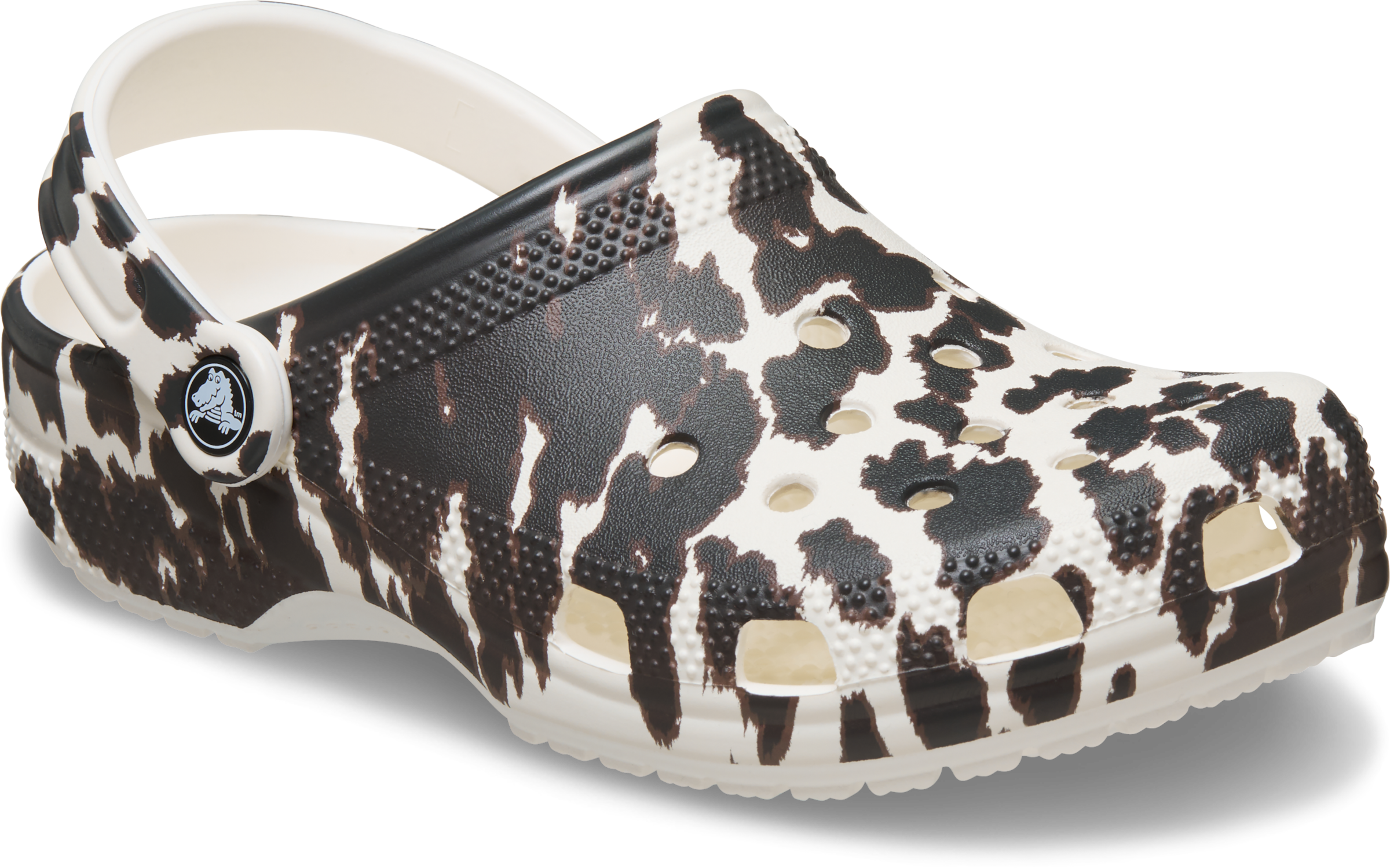 Crocs Clog "Classic Pop Animal Clog" Schlupfschuh, Hausschuh mit Animal-Print