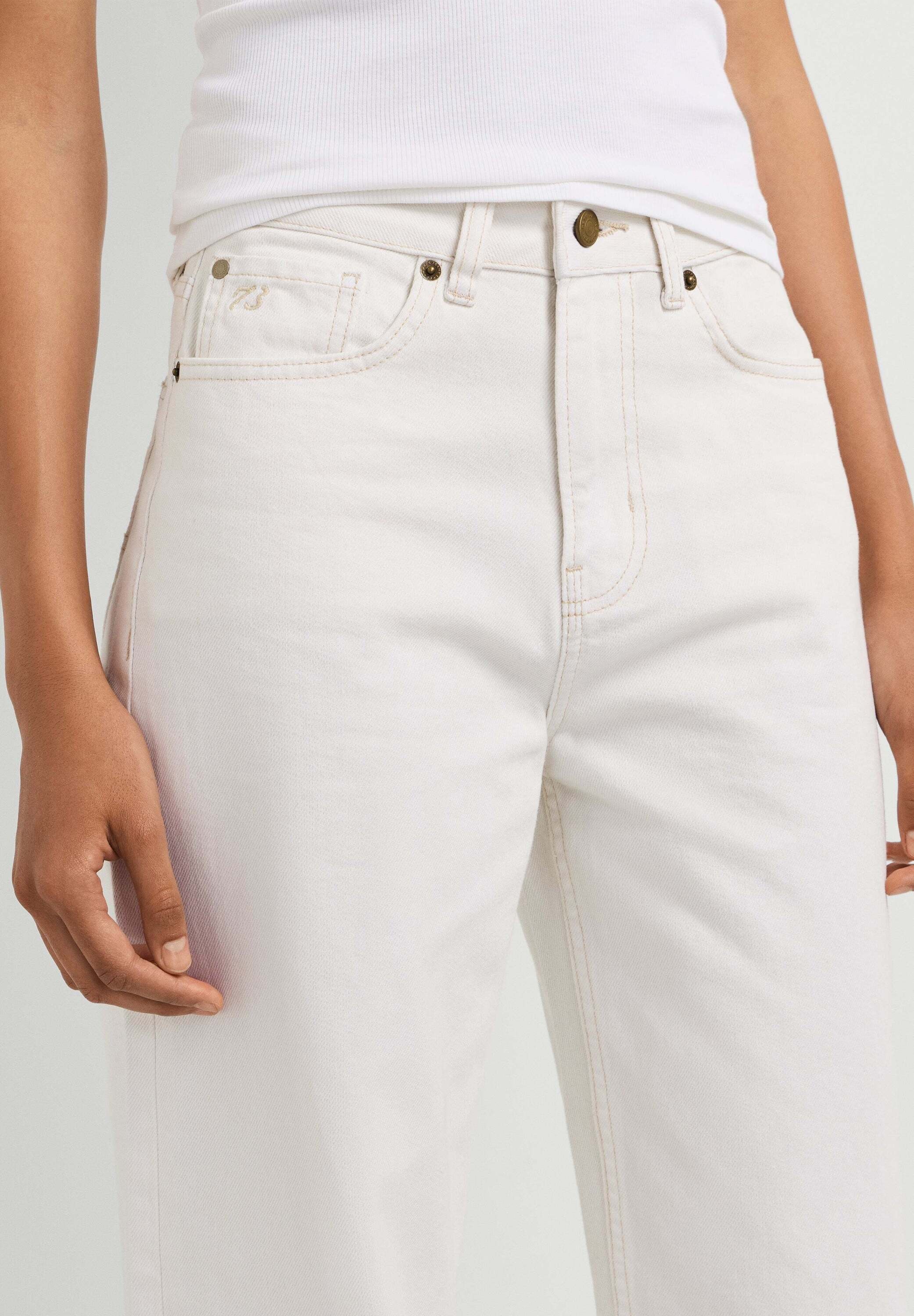 Pepe Jeans Straight-Jeans »straight leg jeans EDEN HW STRAIGHT ECRU«