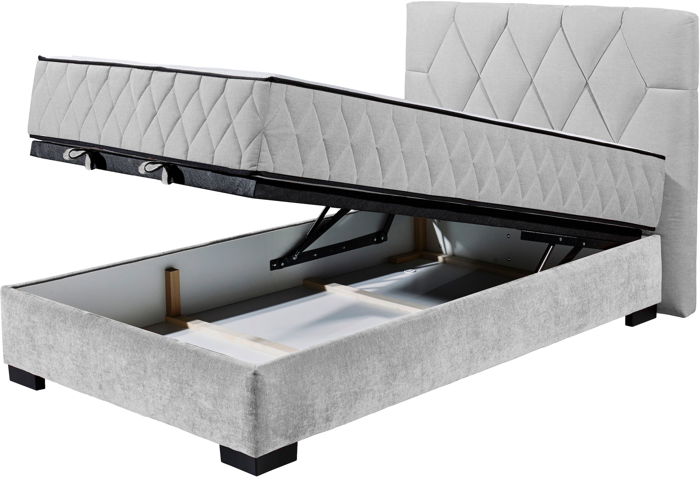 ED EXCITING DESIGN Boxbett »Nagol«, mit Bettkasten, mit Wendematratze, erhältlich in verschiedenen Breiten