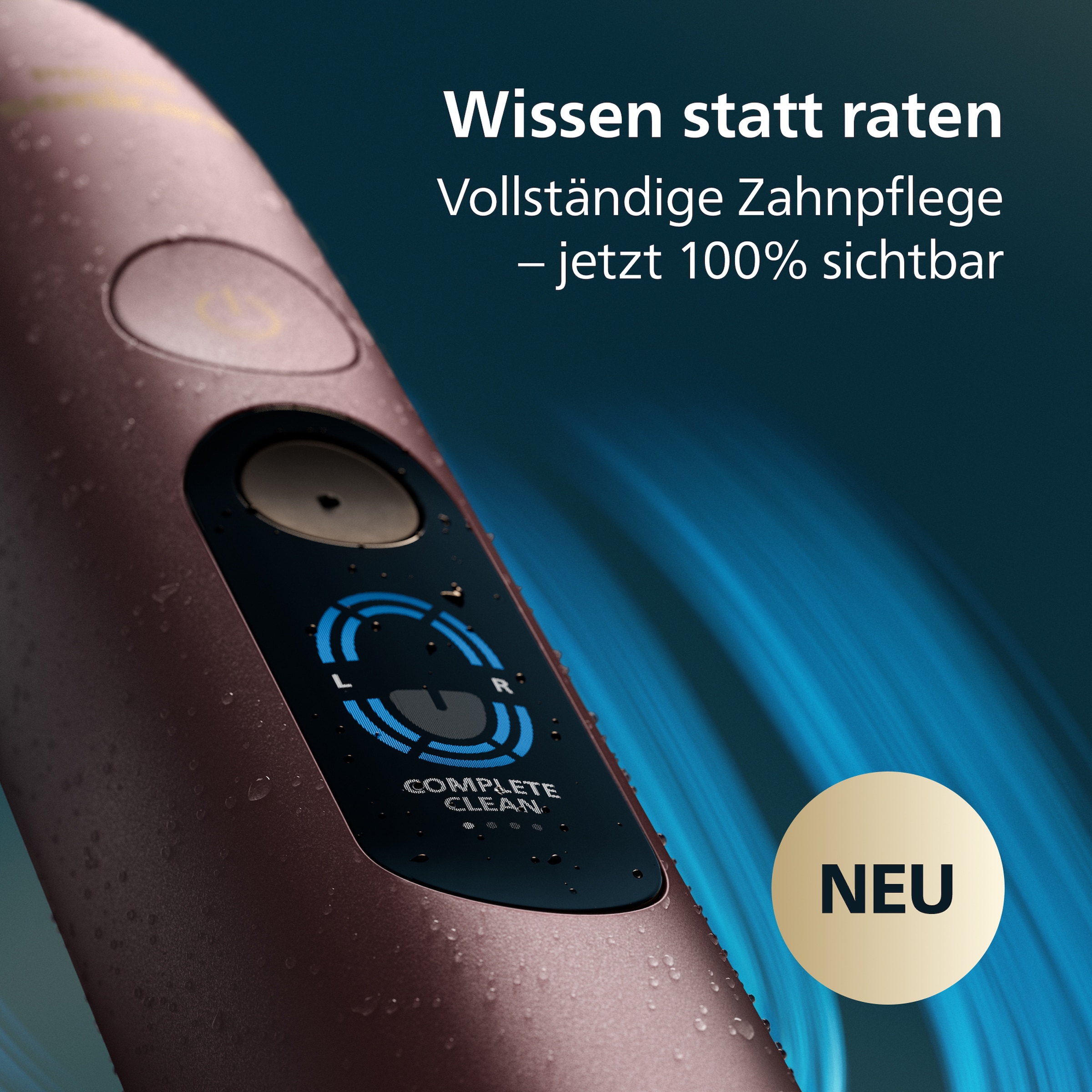 Philips Sonicare Elektrische Zahnbürste »DiamondClean 9000 HX9213« 1 Stk. Aufsteckbürsten mit Smart-Sensoren und 7 Putzprogrammen, inkl. Reiseladeetui