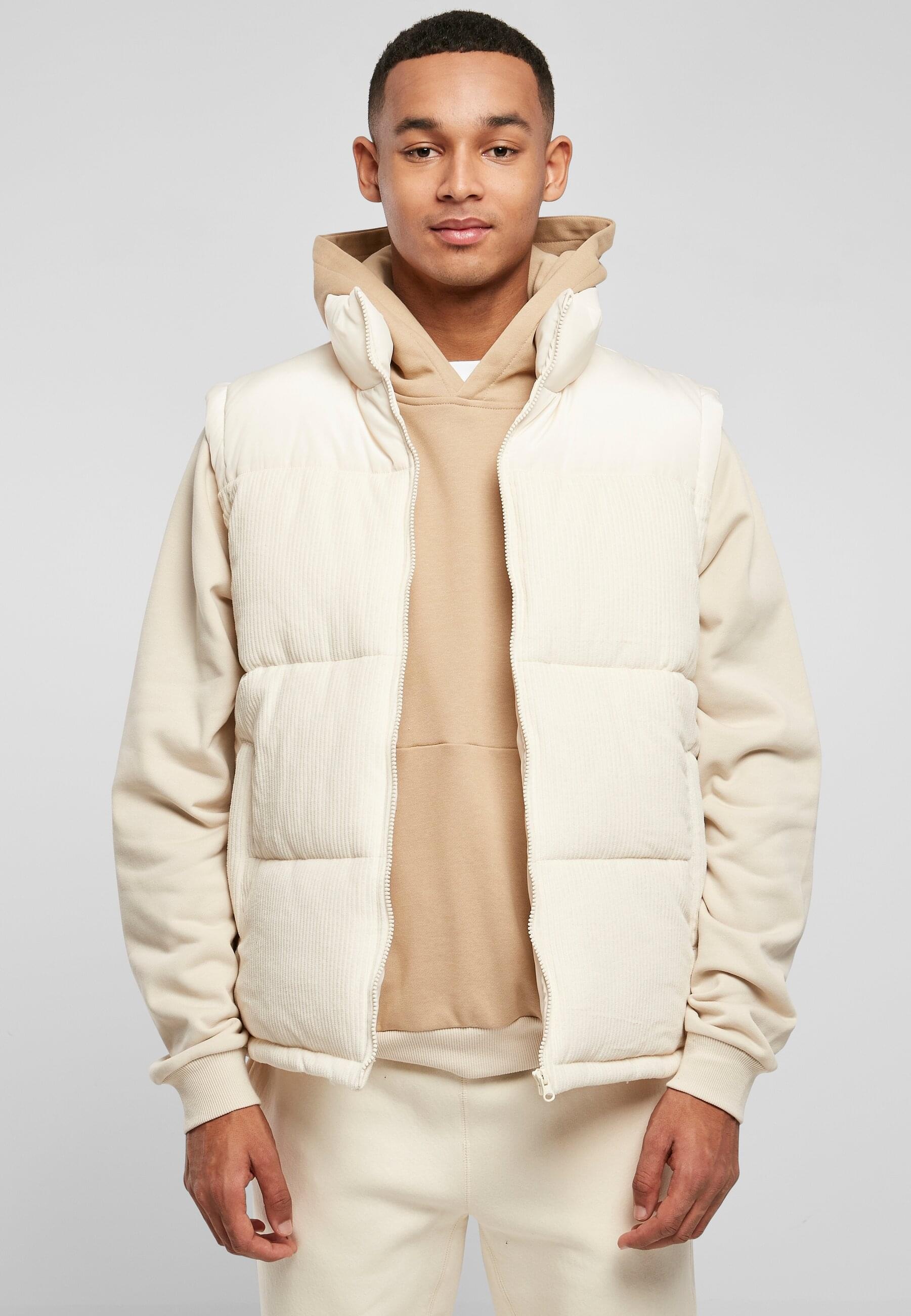 URBAN CLASSICS Jerseyweste »Urban Classics Herren Cord Vest«, (1 tlg.)