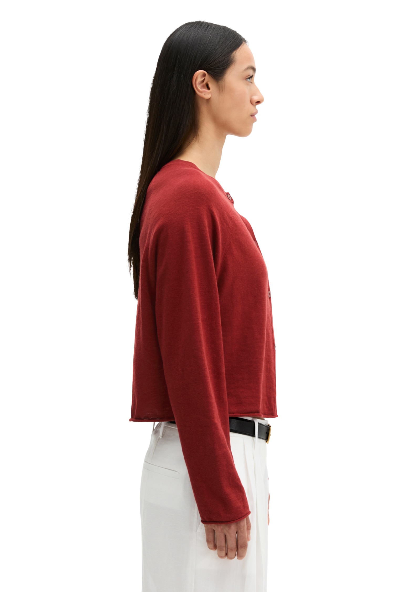 Marc O'Polo Cardigan »aus Bio-Baumwolle-Leinen-Mix«