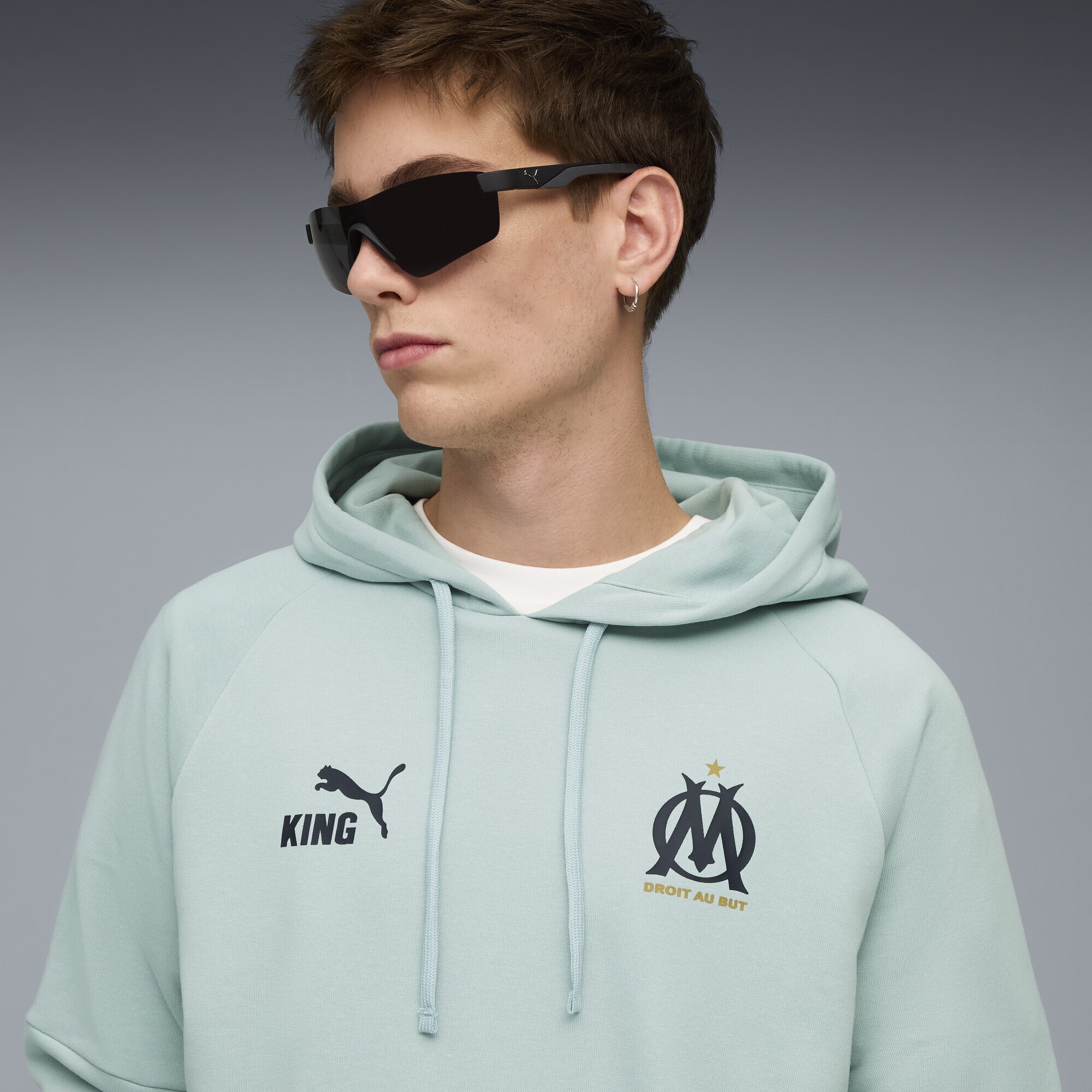 PUMA Hoodie »Olympique de Marseille KING Hoodie Herren«