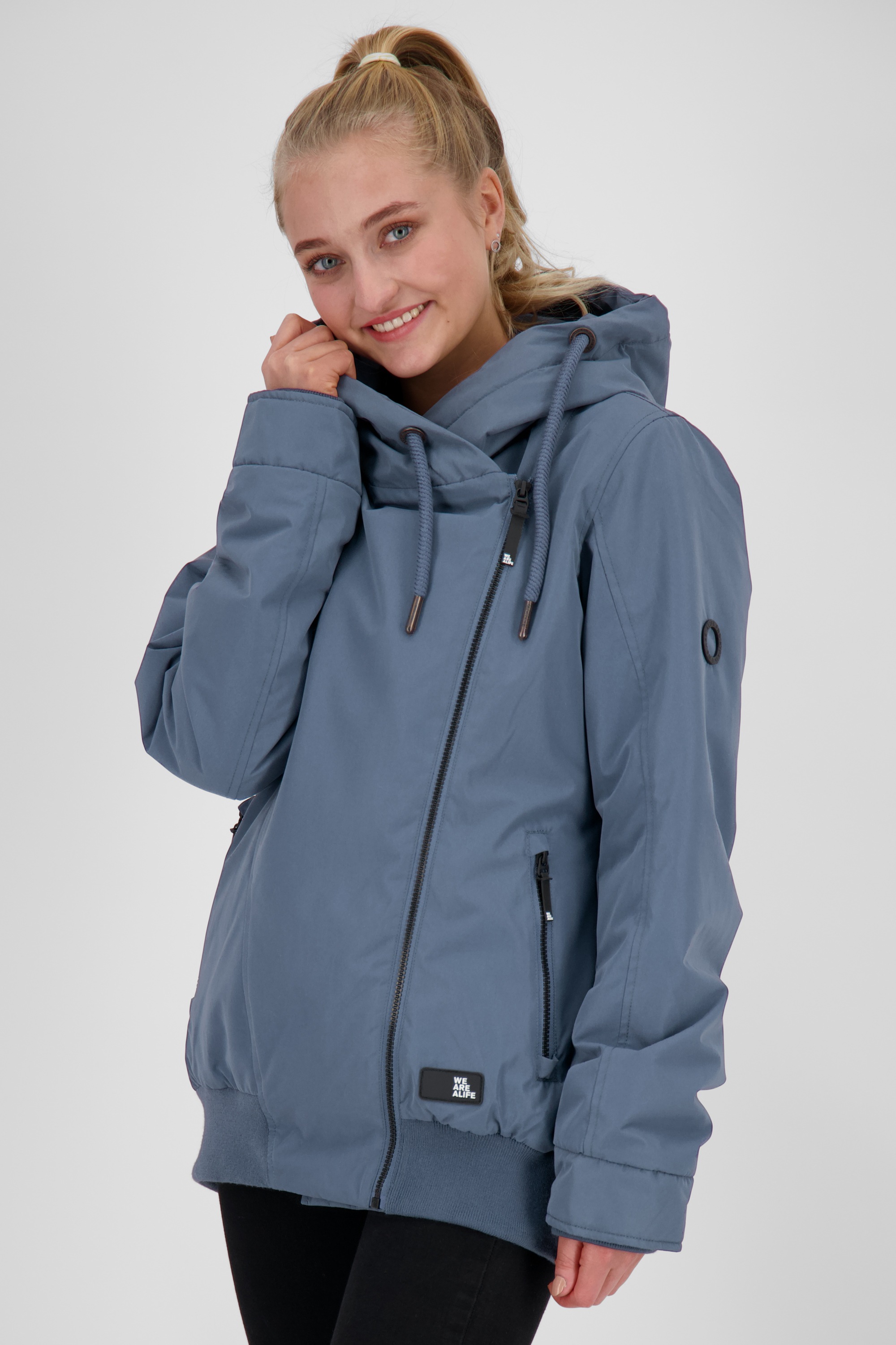 Alife & Kickin Winterjacke »ALIFE AND KICKIN KiddoAK Jacket Damen Kurzjacke Übergangsjacke«