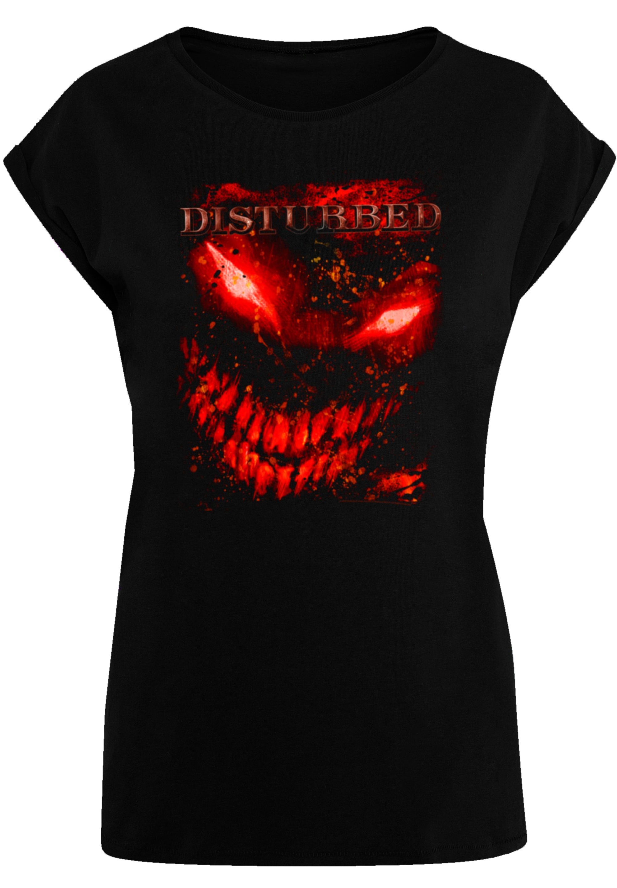 F4NT4STIC T-Shirt »Disturbed Heavy Metal Splat Face«, Premium Qualität, Rock-Musik, Band