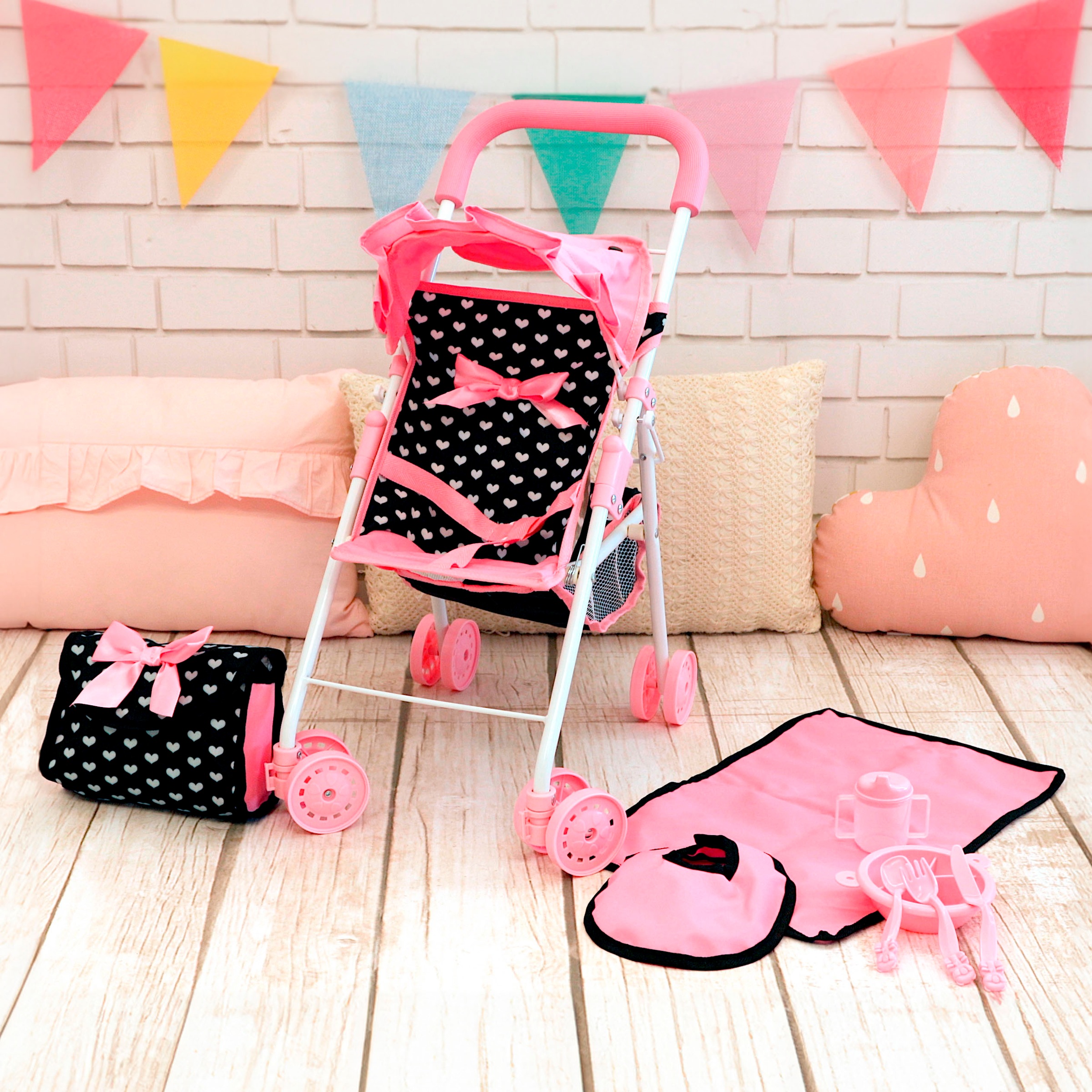 Bayer Puppenbuggy »Set mit Tasche«, (Set)