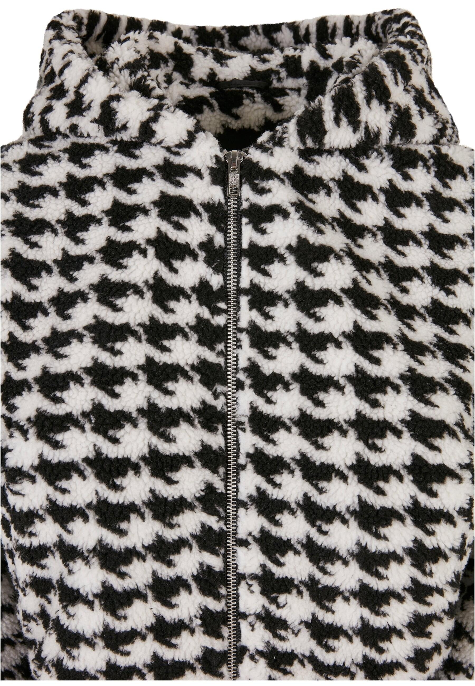 URBAN CLASSICS Allwetterjacke »Urban Classics Damen Ladies Short Oversized AOP Sherpa Jacket«, (1 St.), mit Kapuze