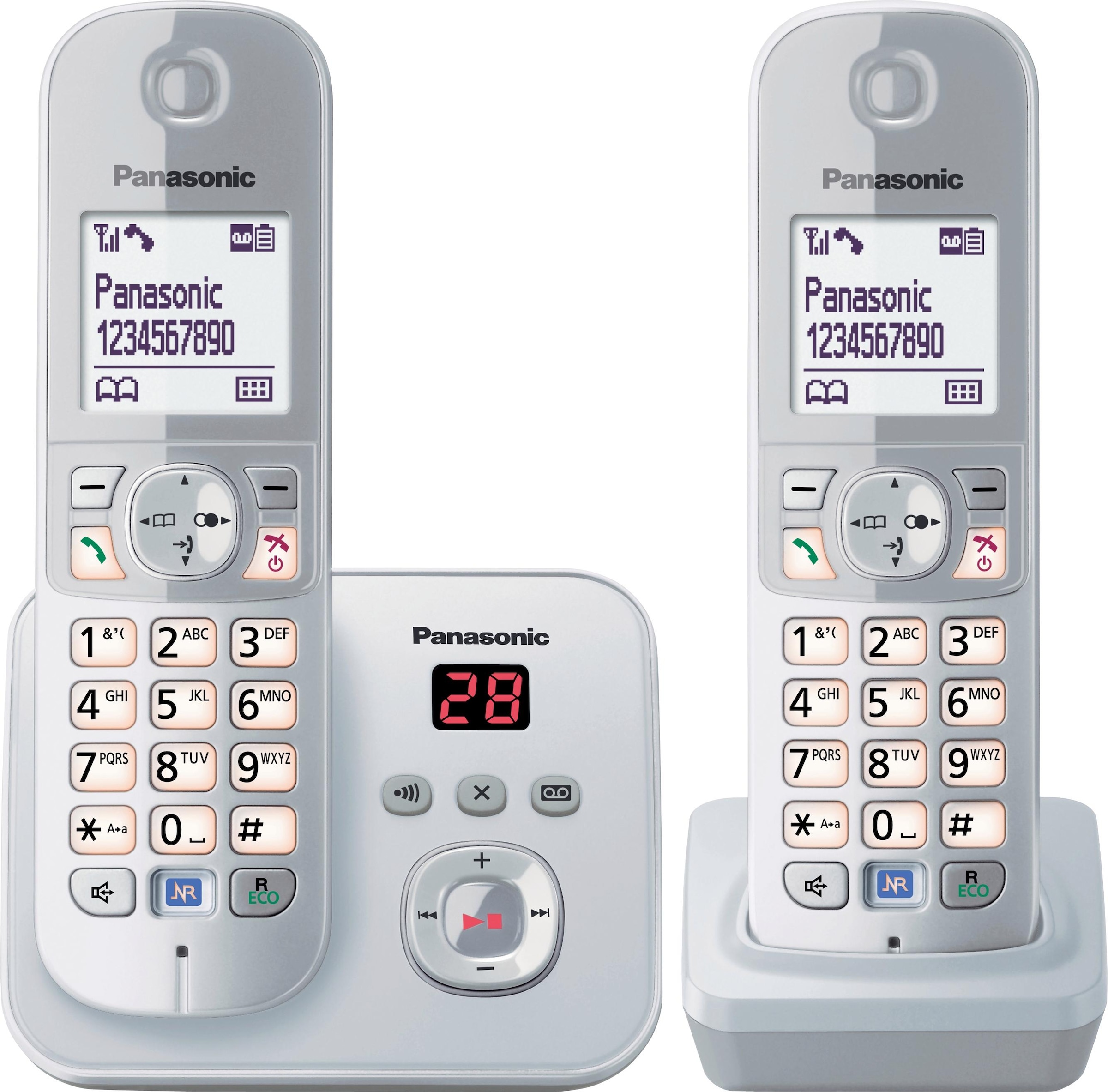 Panasonic Schnurloses DECT-Telefon »KX-TG6822G« ...