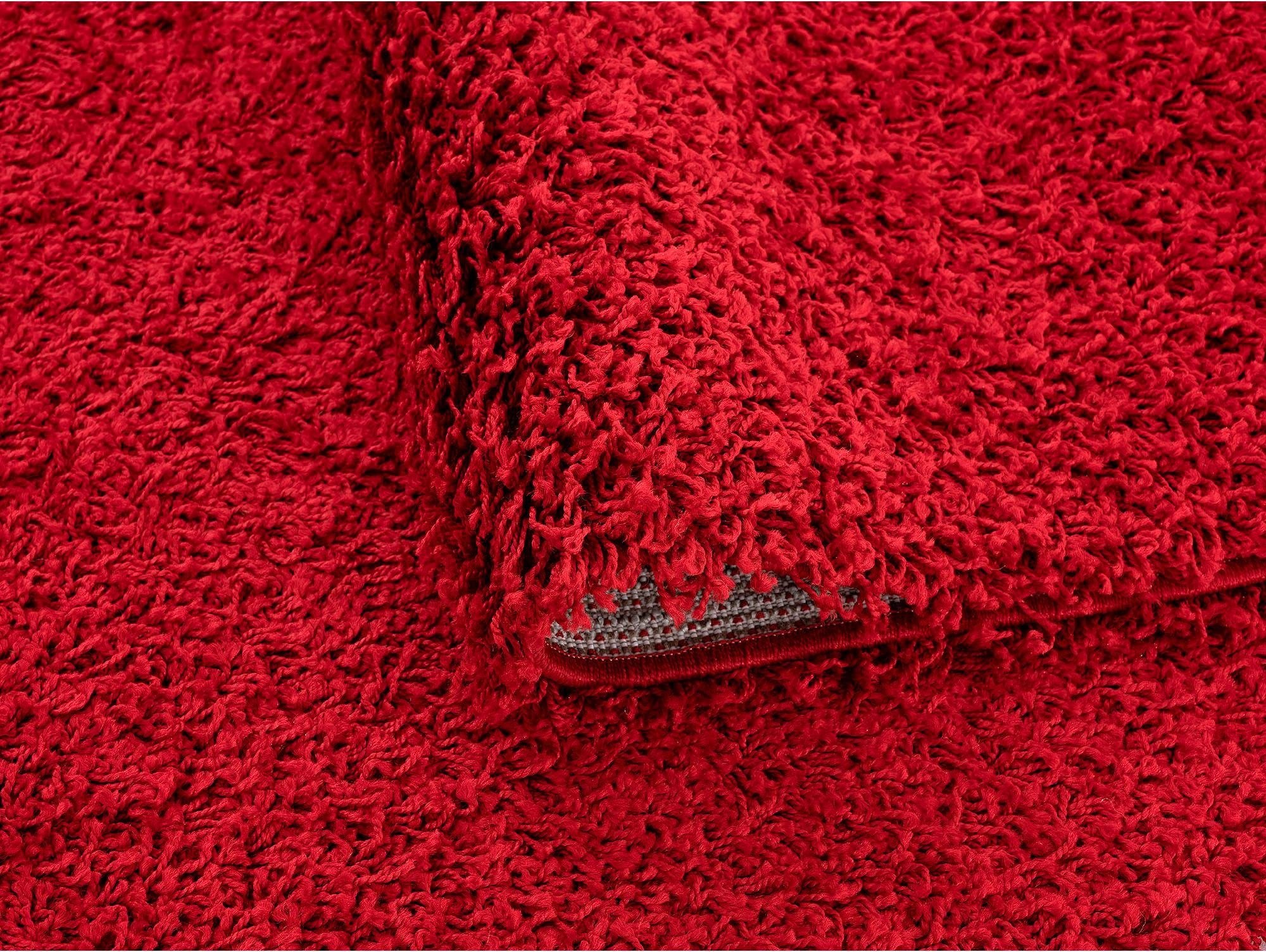 Sanat Loca Shaggy Carpet Red 200x290cm 3