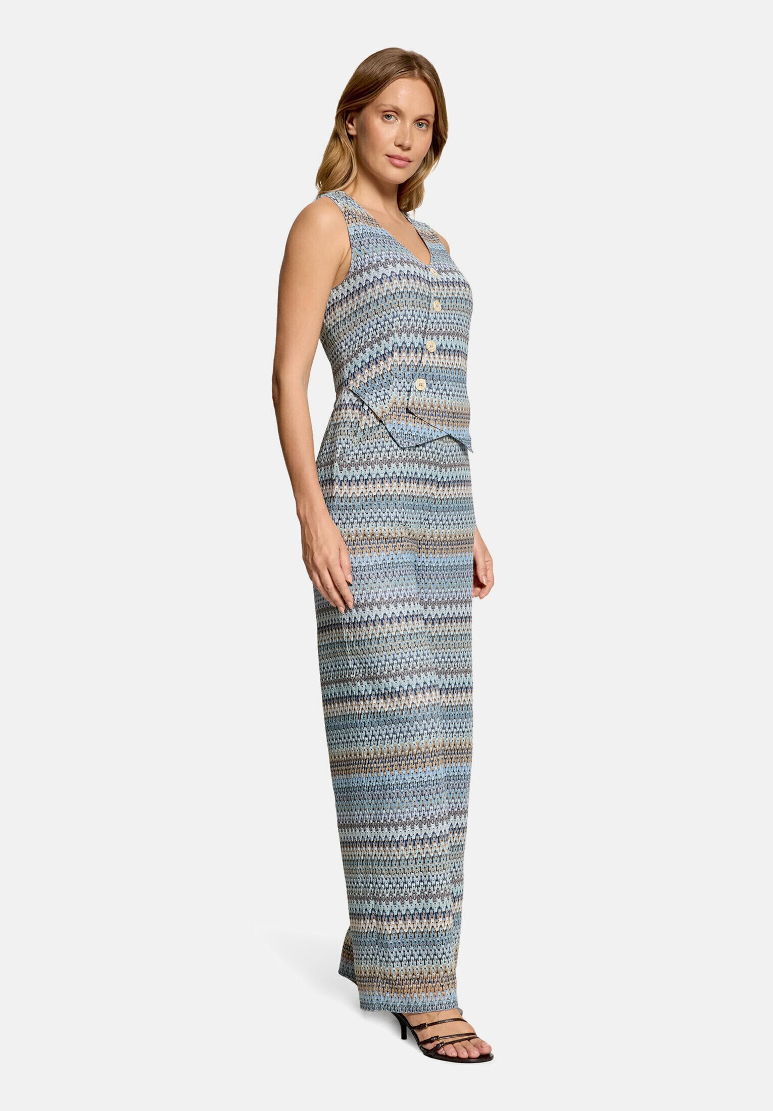 Cartoon Overall "Damen mit Westenteil" 1