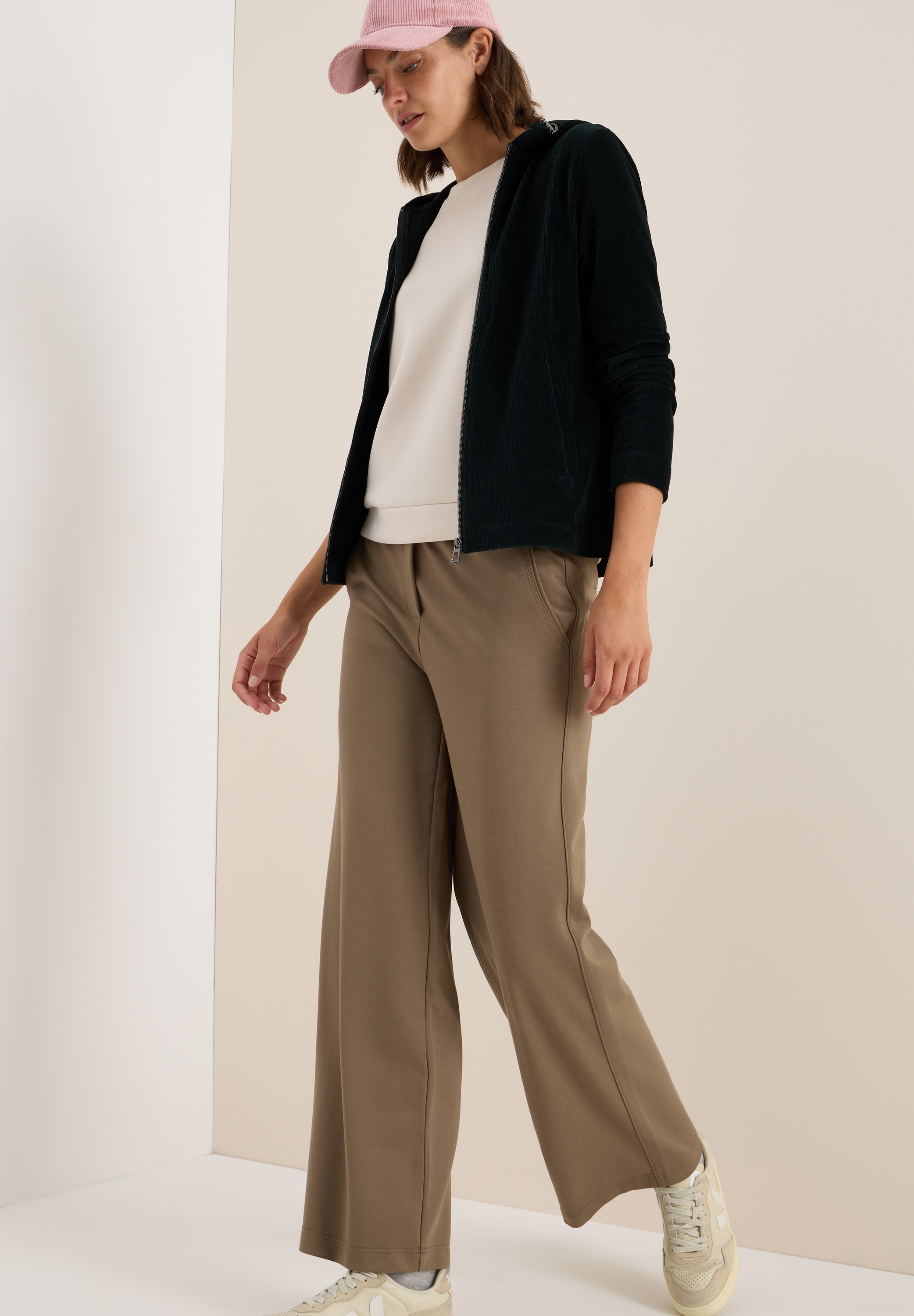Cecil Cardigan, Cord mit Kapuze