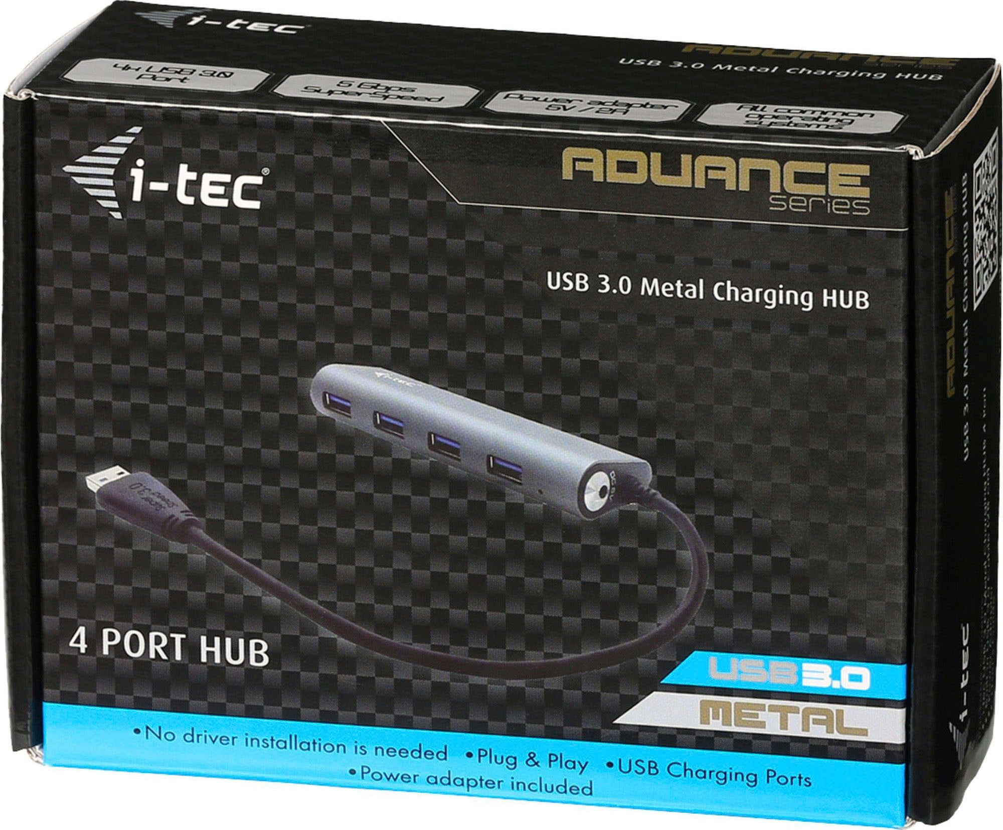 I-TEC USB-Ladegerät »USB 3.0 Metal Charging HUB 4 Port«