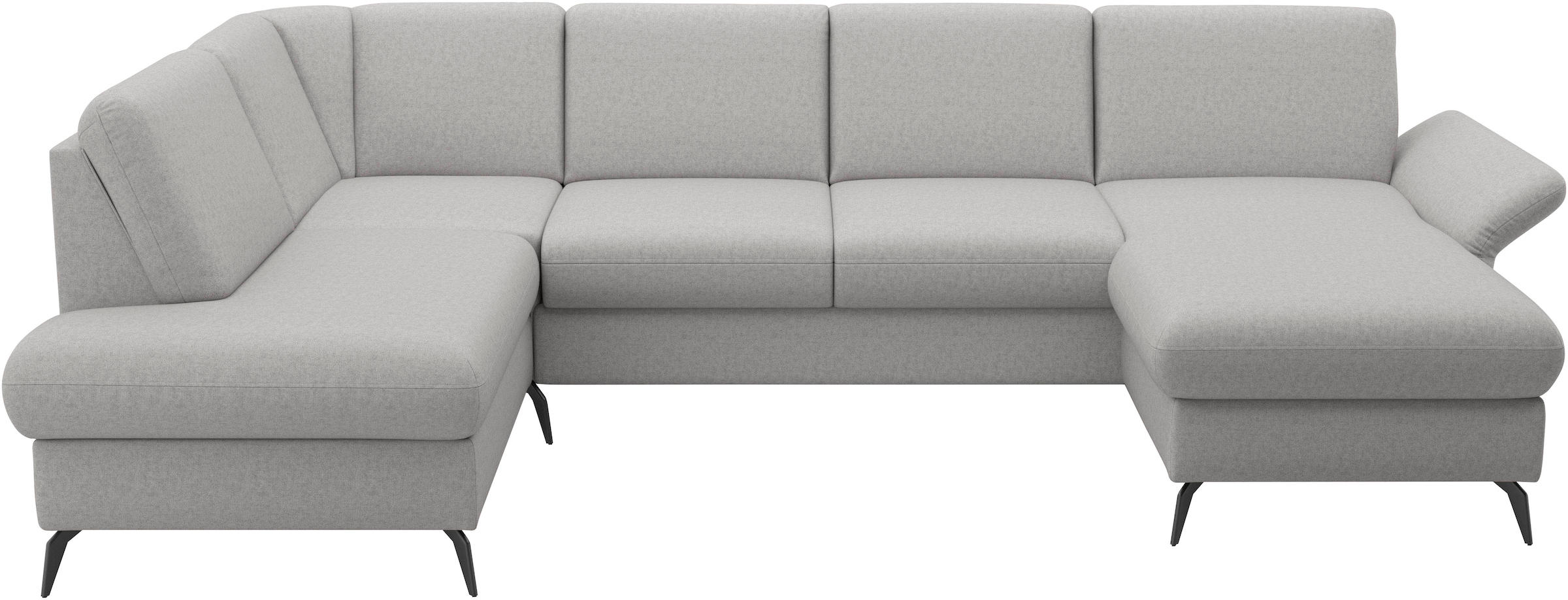 Home affaire Wohnlandschaft »Rochelle«, optional: Armteilverstellung, klappbar, Bettkasen