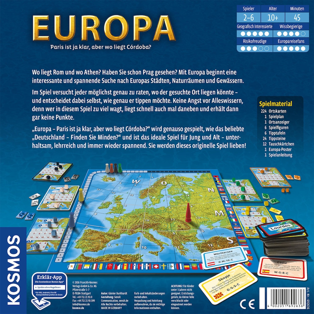 Kosmos Spiel »Europa«