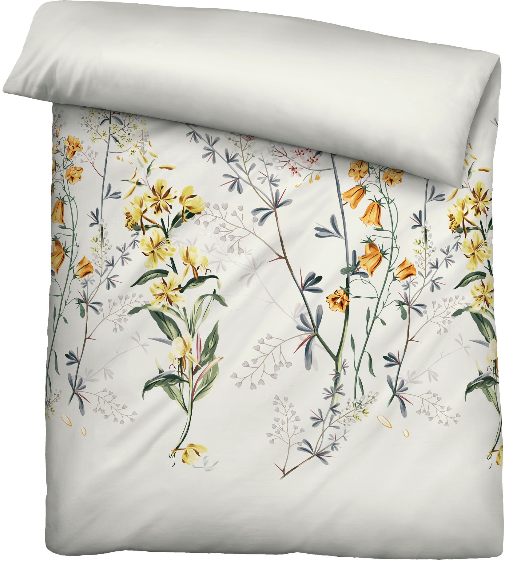 Biberna Bettwäsche »616321« 2 feiner Glanz + weicher Griff, pflegeleicht, ganzjährig einsetzbar, RV