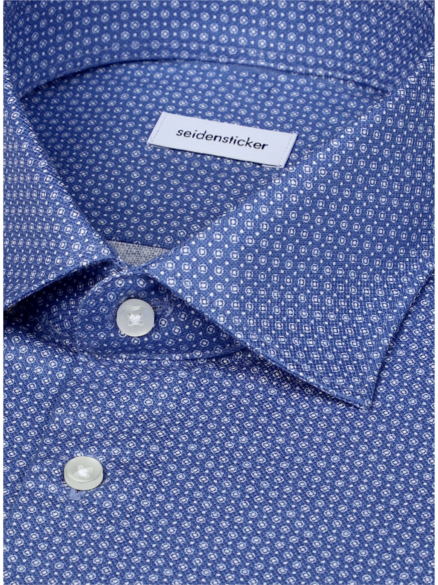 seidensticker Businesshemd »Schwarze Rose« X-Slim 1/1 Kentkragen Druck