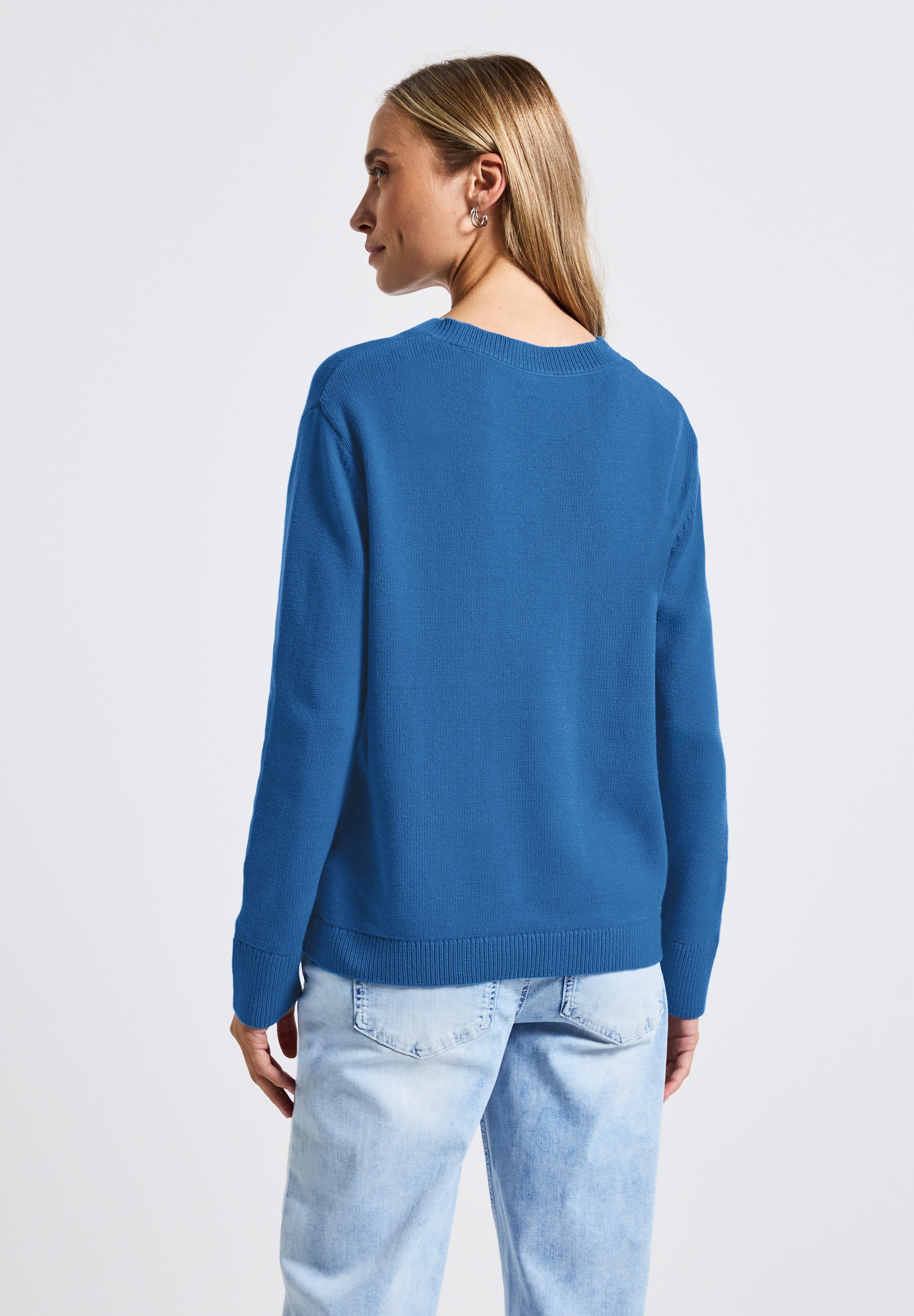 STREET ONE Strickpullover, im soften Baumwoll-Mix