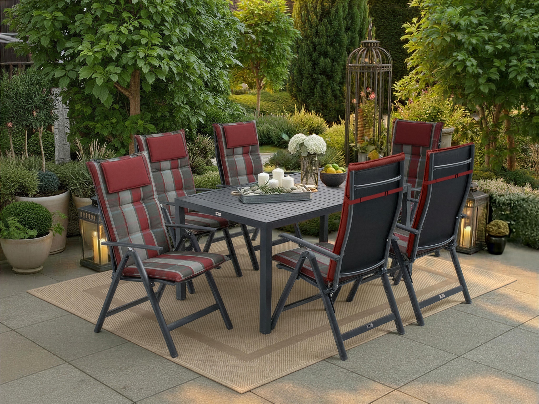 GO-DE Hochlehnerauflage »TOPSELLER!« 50 cm x 7 cm x 120 cm