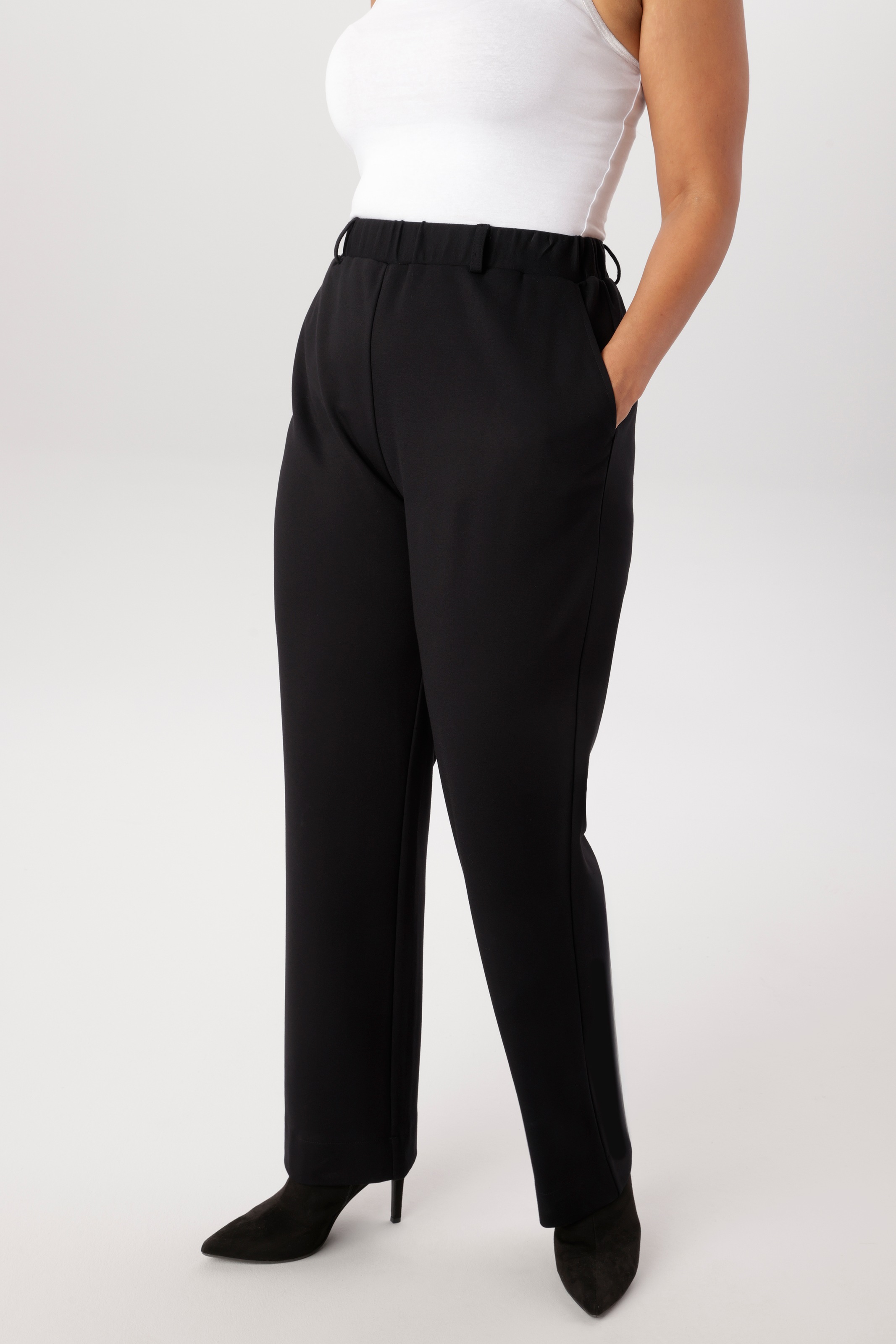 Aniston PLUS Jerseyhose in edler elastischer Qualität