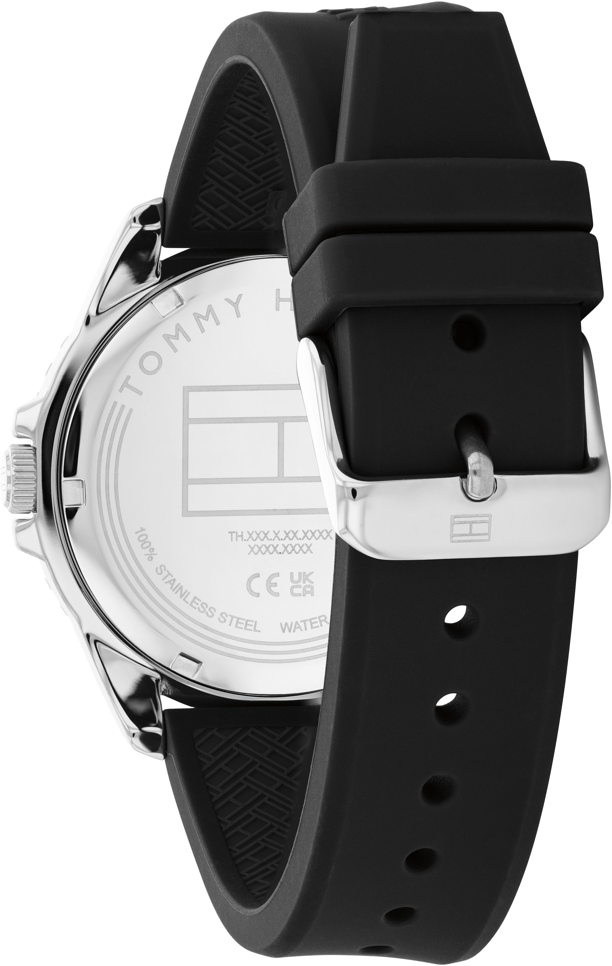 Tommy Hilfiger Quarzuhr »OCEANIC GIFT SET«, (Set, 2 tlg., mit süßer Kinderuhr), Armbanduhr, Herrenuhr, Silikonarmband, Ideal auch als Geschenk, analog