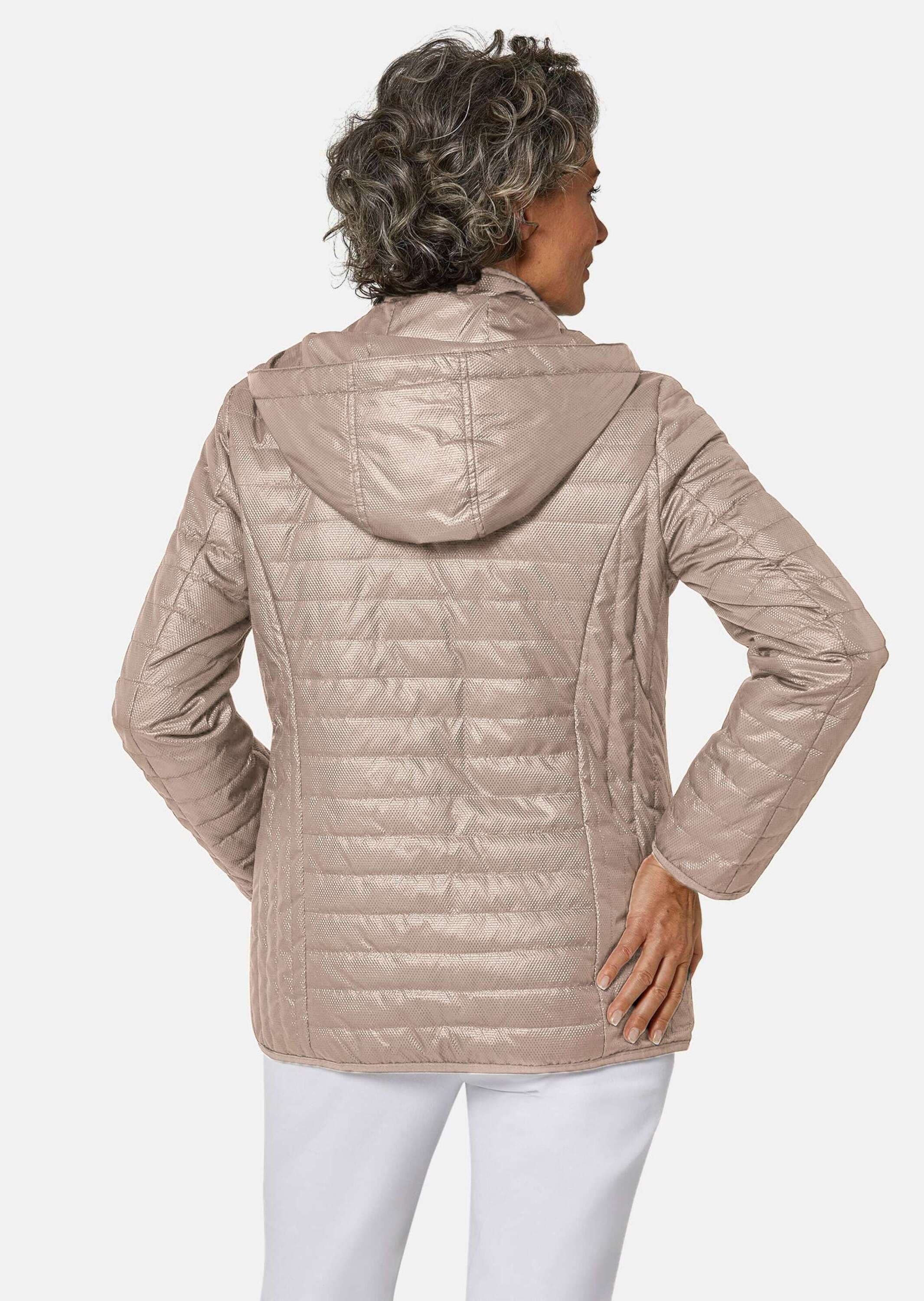 GOLDNER Steppjacke »Steppjacke mit Kapuze Leicht strukturierte Outdoorjacke«