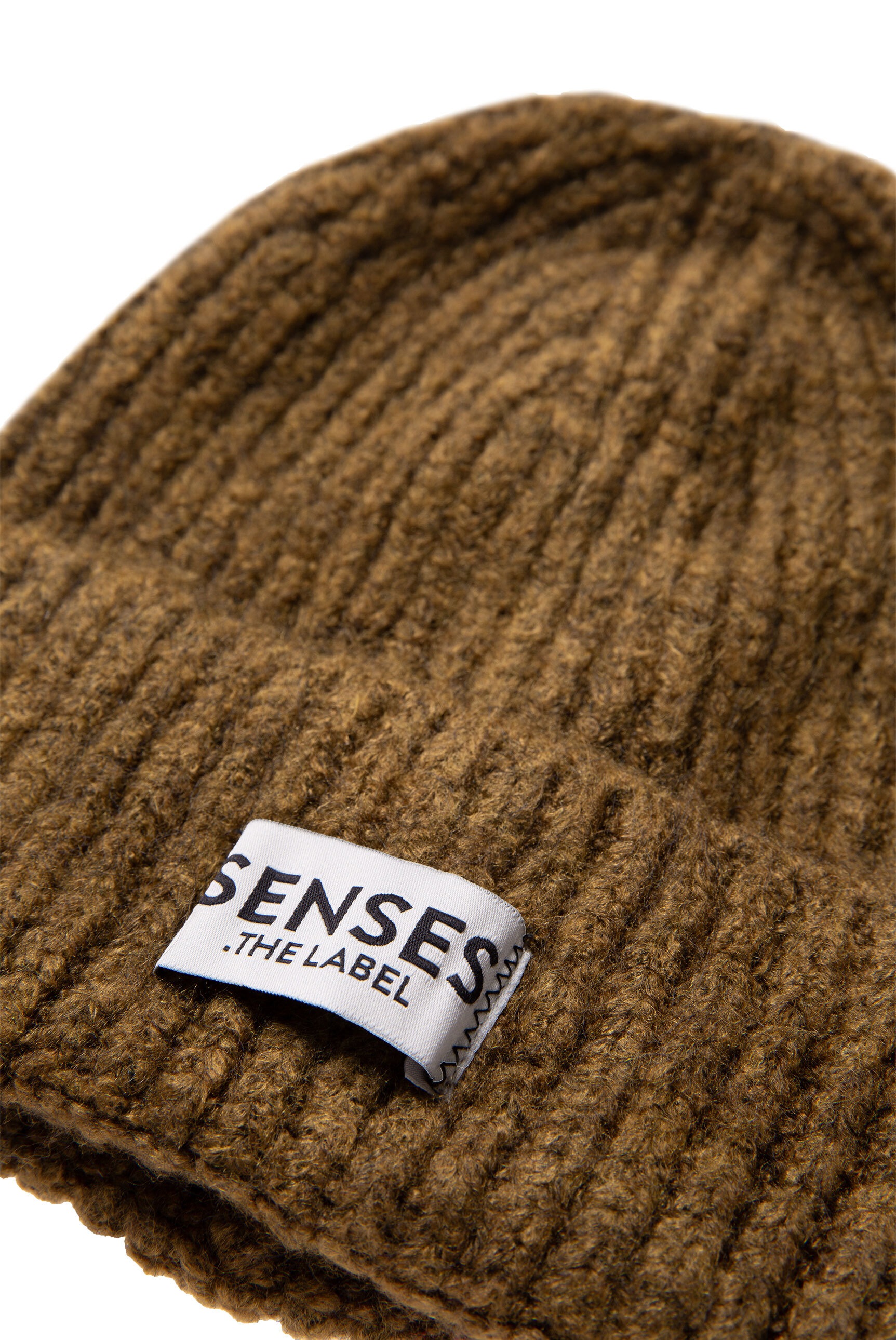SENSES.THE LABEL Strickmütze mit breitem Umschlag